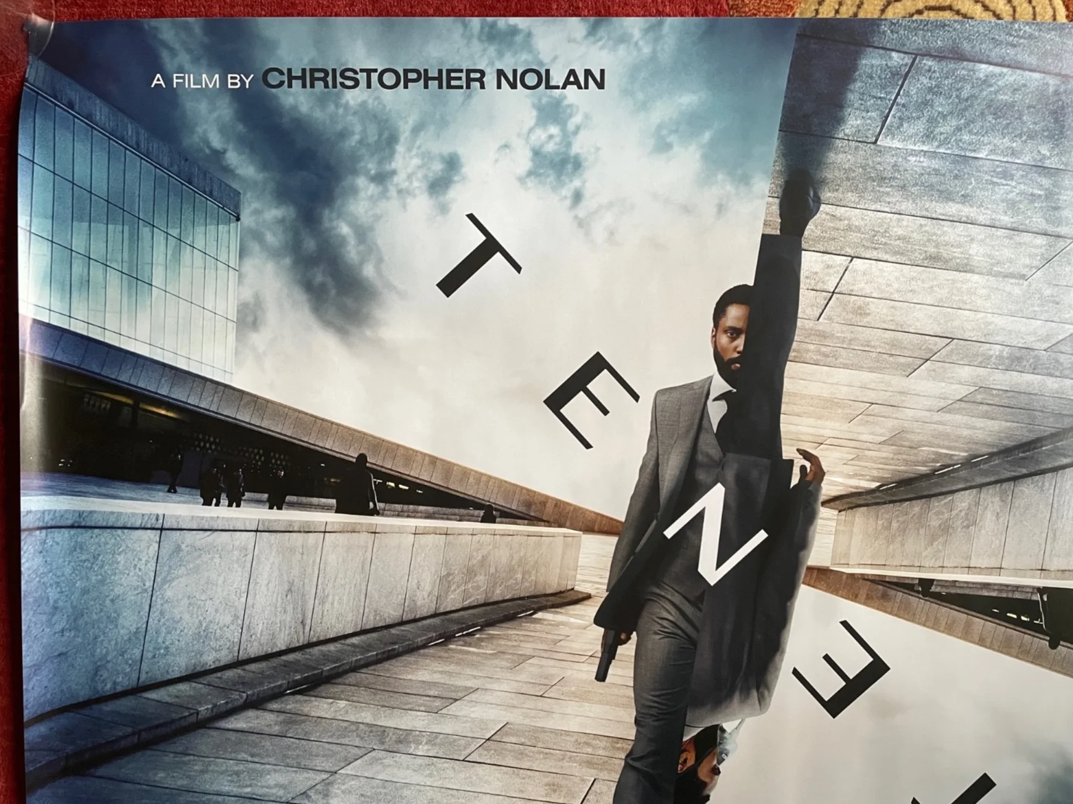 TENET (2020) Original UK Advance Quad Movie Poster Christopher Nolan, изображение 2