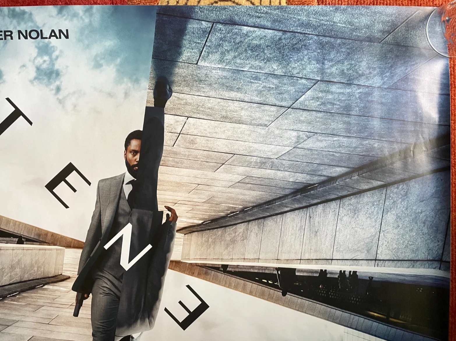 TENET (2020) Original UK Advance Quad Movie Poster Christopher Nolan, изображение 3