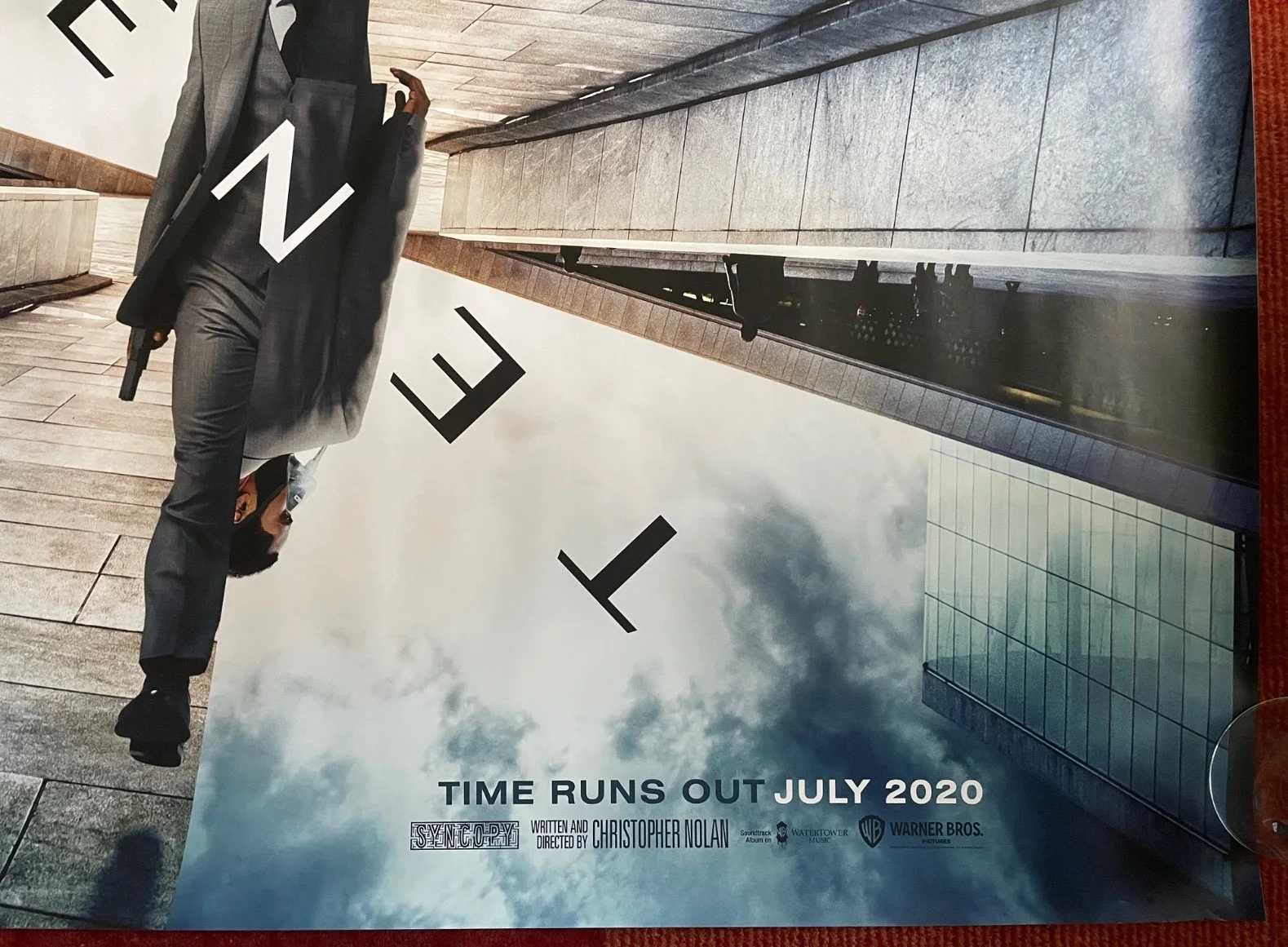 TENET (2020) Original UK Advance Quad Movie Poster Christopher Nolan, изображение 5
