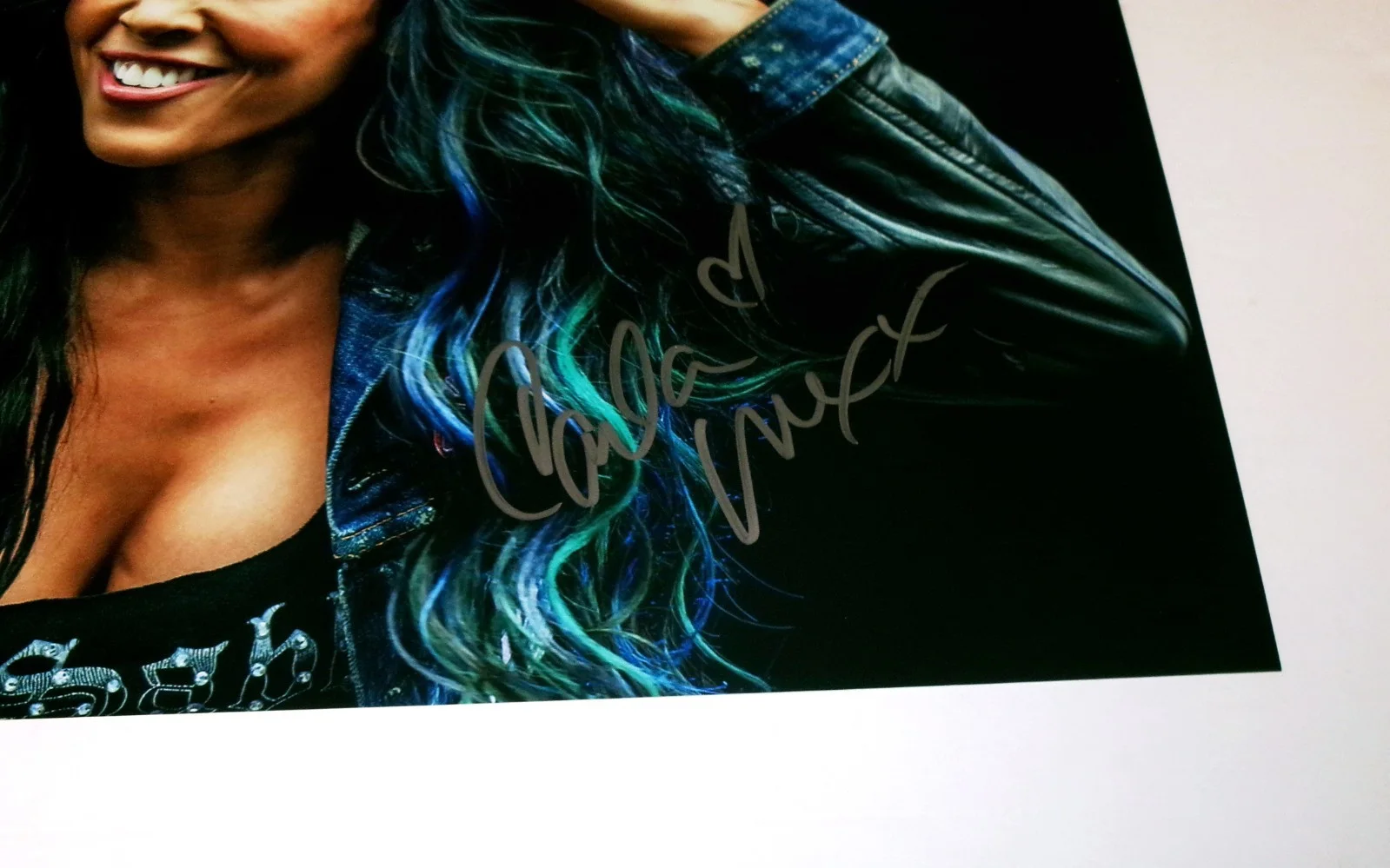 Butcher Babies Carly Harvey 11X14 Color Photo SIGNED JSA CERT, image 2