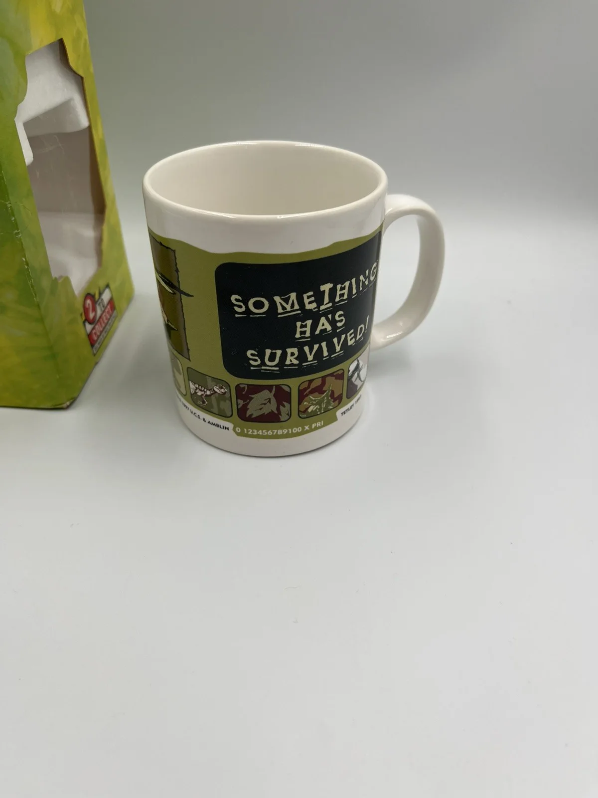 Vintage Jurassic Park The Lost World Dinosaur Mug Cup - Tetley Promo 1997, изображение 2
