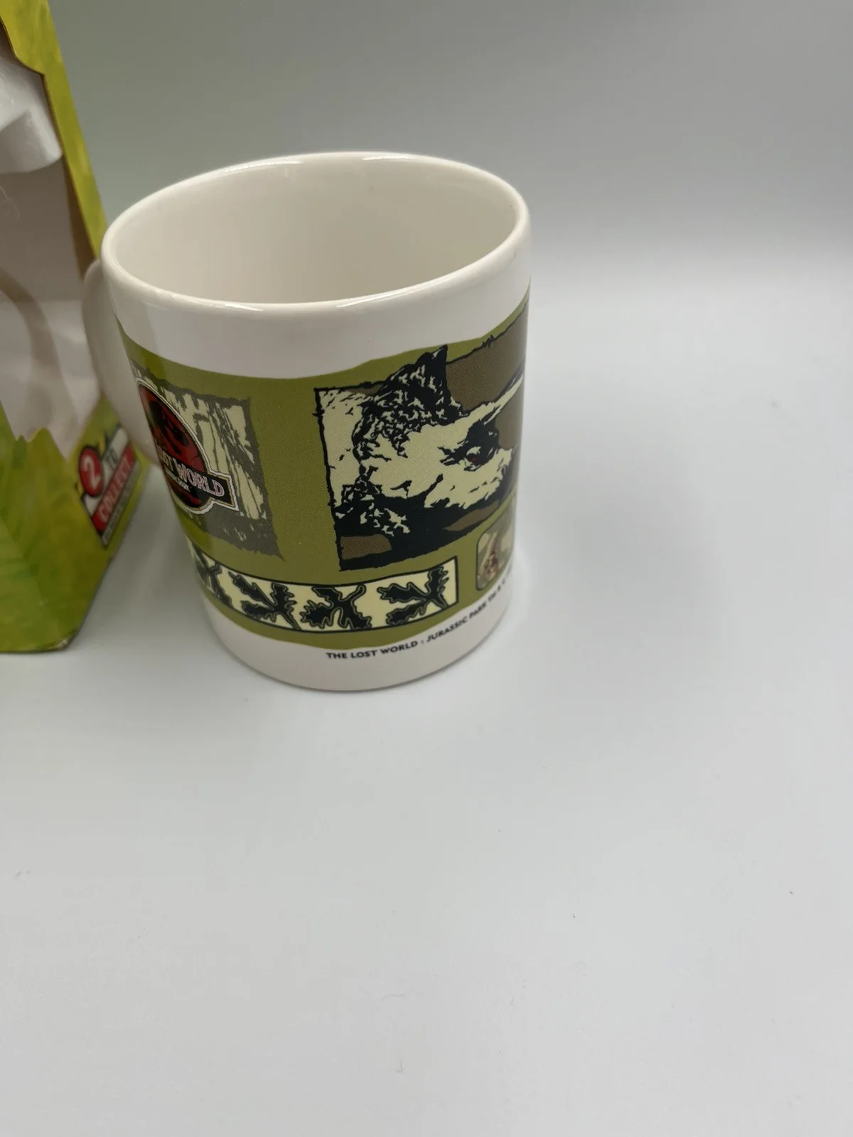 Vintage Jurassic Park The Lost World Dinosaur Mug Cup - Tetley Promo 1997, изображение 3