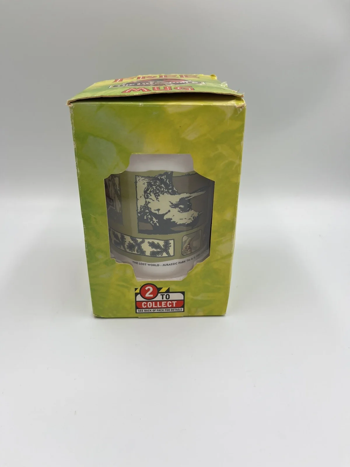 Vintage Jurassic Park The Lost World Dinosaur Mug Cup - Tetley Promo 1997, изображение 4