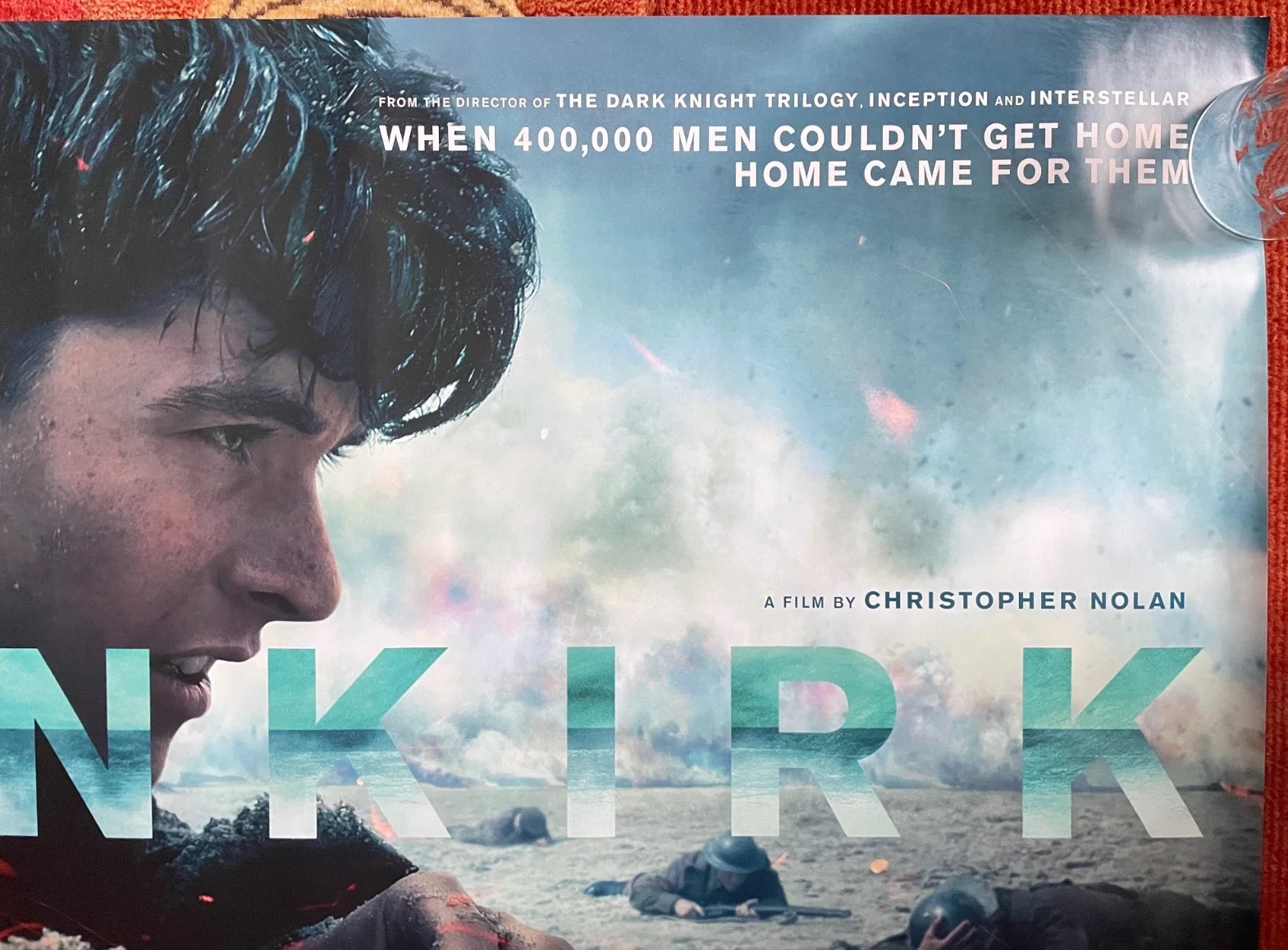 DUNKIRK (2017) Original UK Quad Movie Poster Version 2 Christopher Nolan, image 3