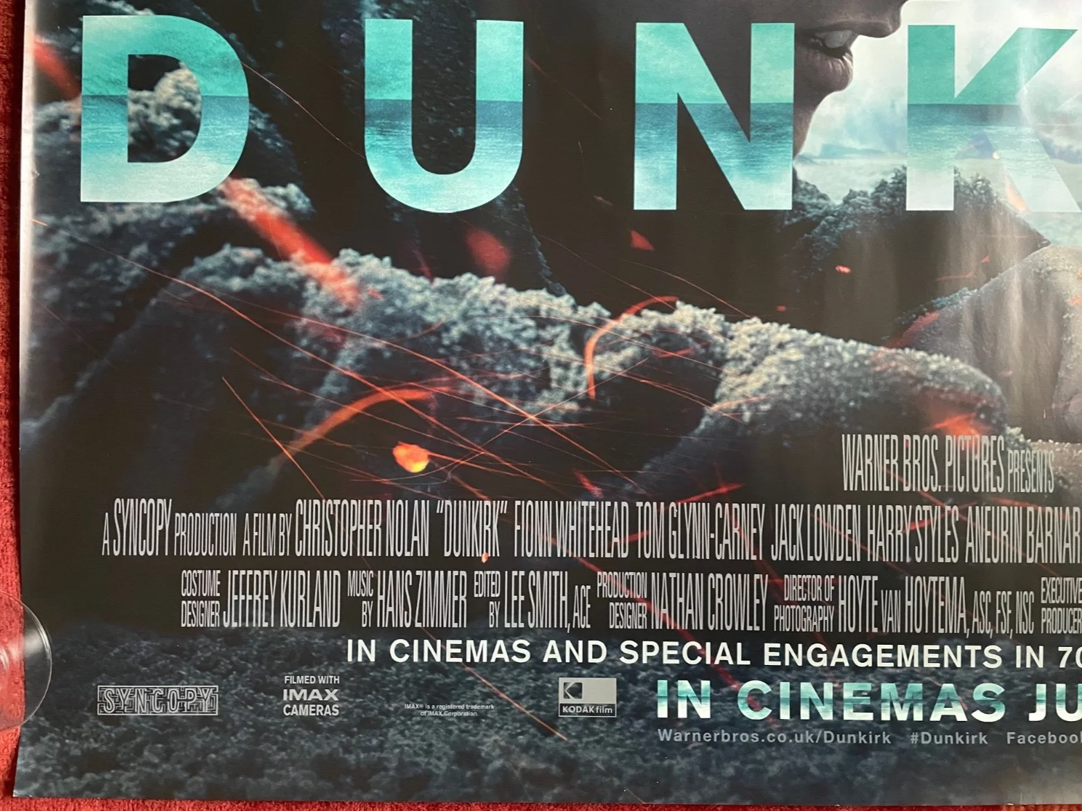 DUNKIRK (2017) Original UK Quad Movie Poster Version 2 Christopher Nolan, image 4