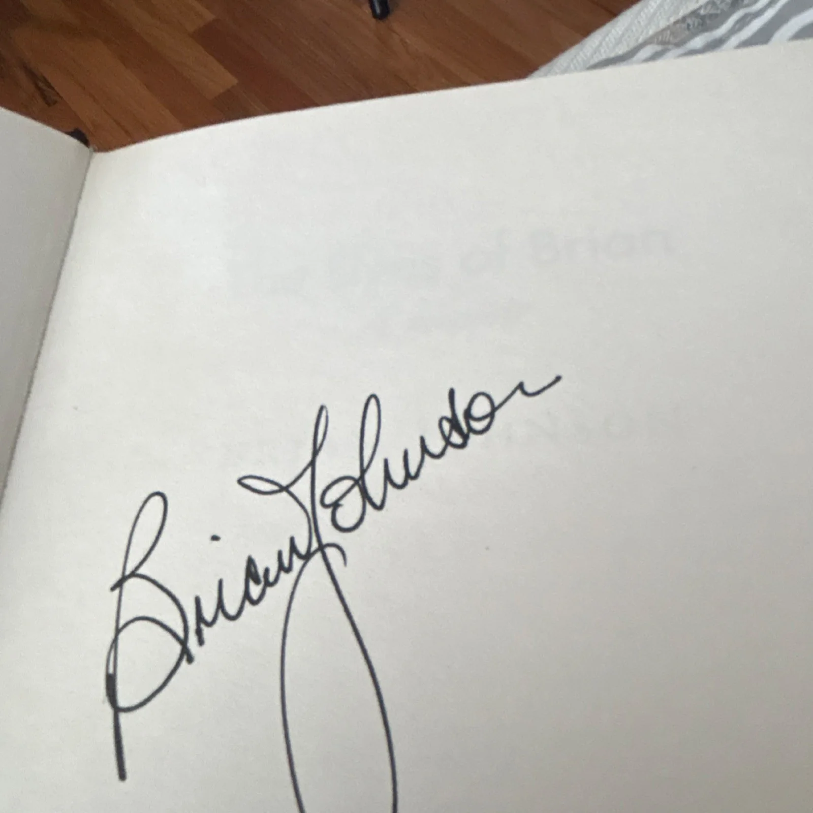 Brian Johnson The Lives of Brian Signed Autographed Book JSA Certified, изображение 2