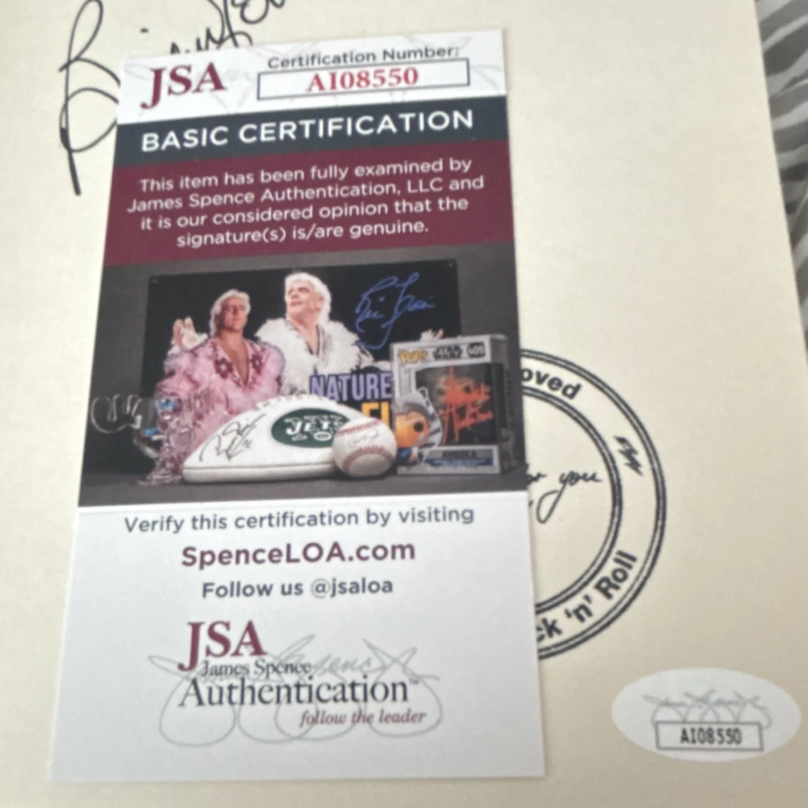 Brian Johnson The Lives of Brian Signed Autographed Book JSA Certified, изображение 4