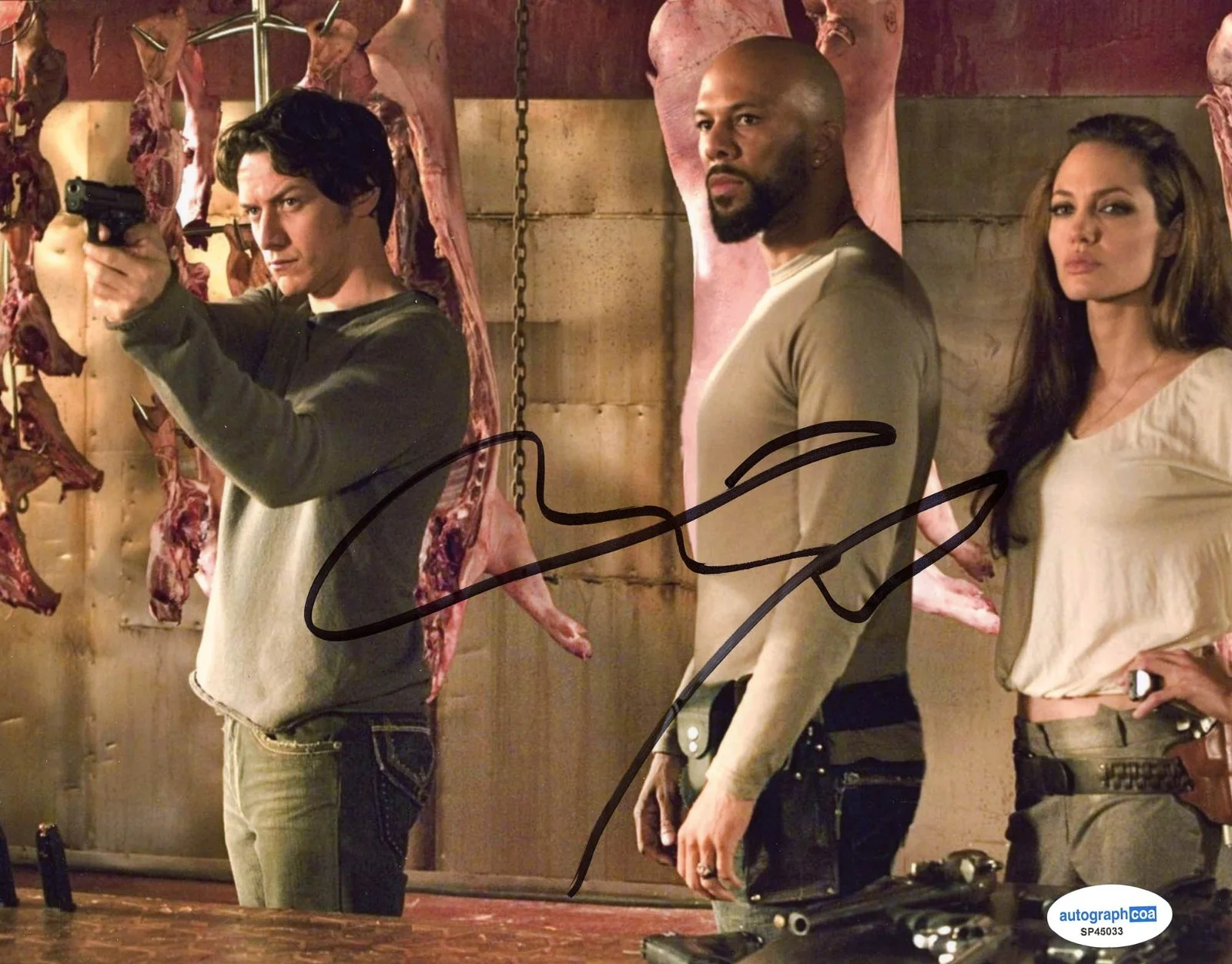 James McAvoy — James McAvoy signed "WANTED" 8x10 Photo AUTOGRAPHED b Angelina Jolie ACOA COA, изображение 3