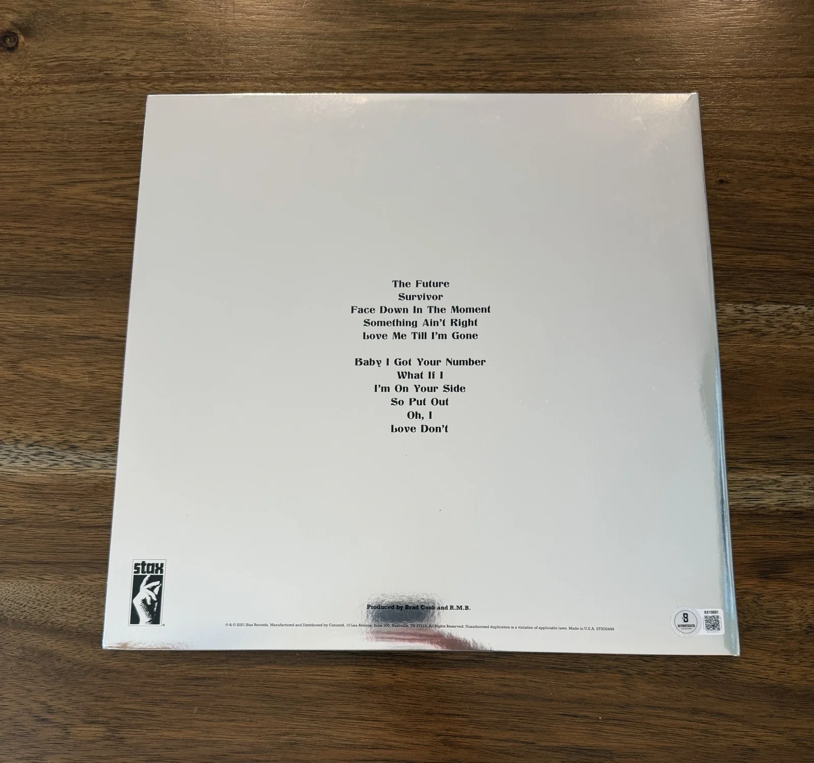‘Nathaniel Rateliff & The Night Sweats’ Signed Vinyl Album ‘The Future’ Beckett, изображение 2