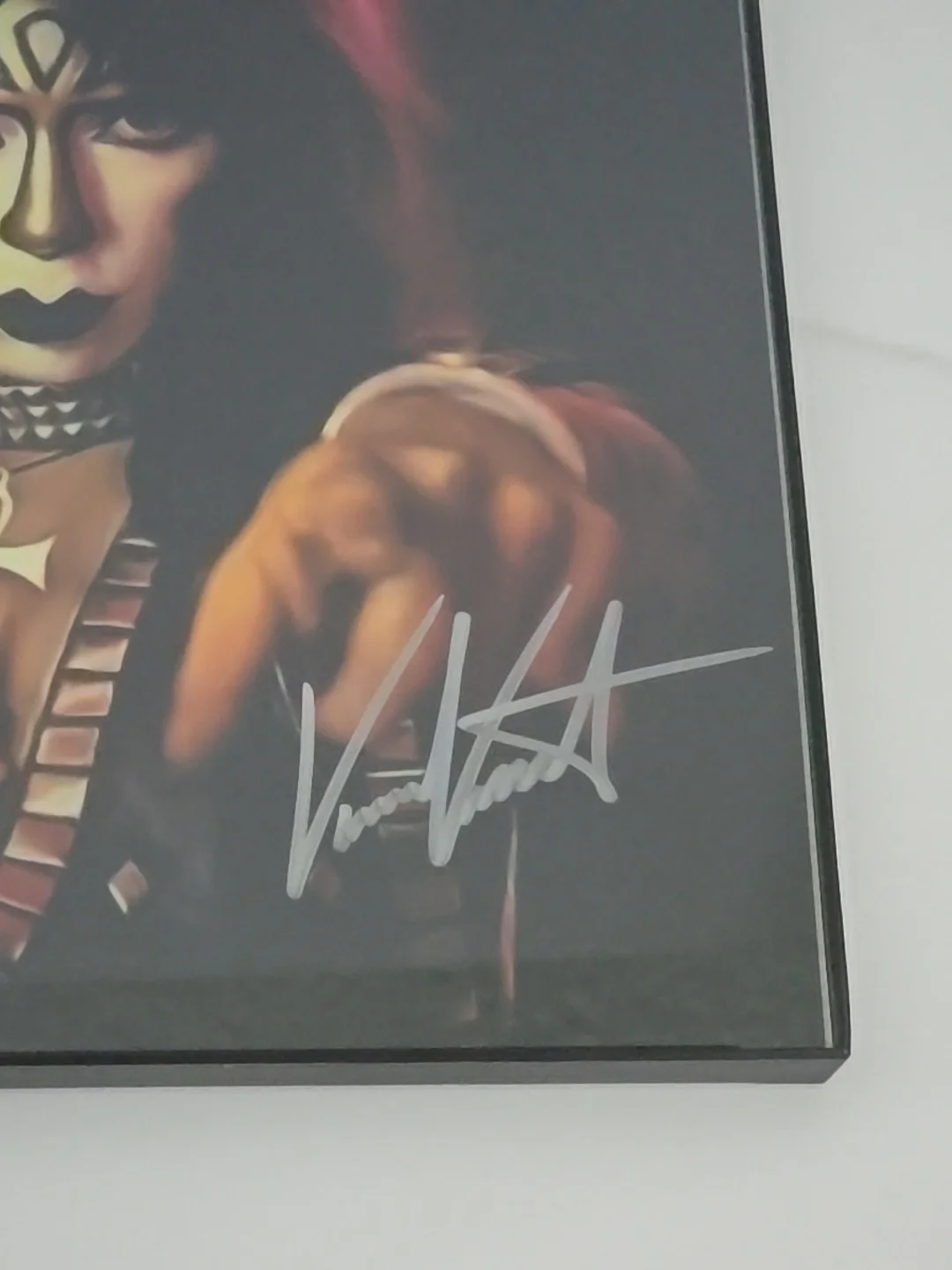🔥 Vinnie Vincent KISS Autographed Signed 8X10 w/Letter of Authenticity VINTAGE, image 3