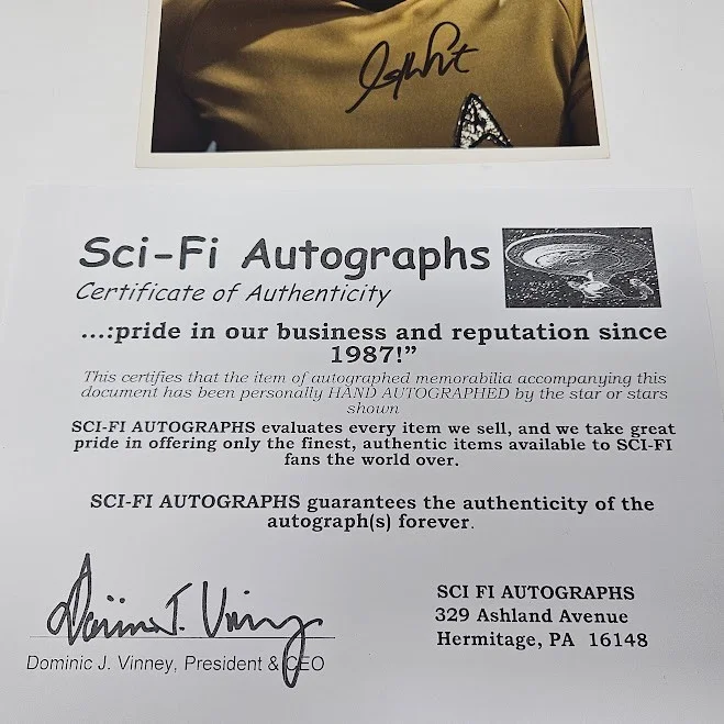 William Shatner — Star Trek Original Series Captain Kirk Autograph Signed William Shatner w/ COA, изображение 2
