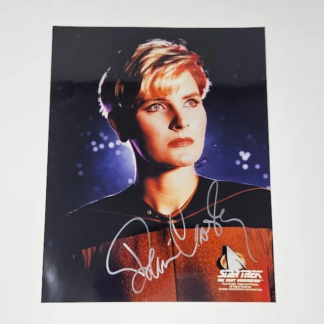 Denise Crosby — Star Trek The Next Generation Lt Tasha Yar Signed by Denise Crosby Autograph