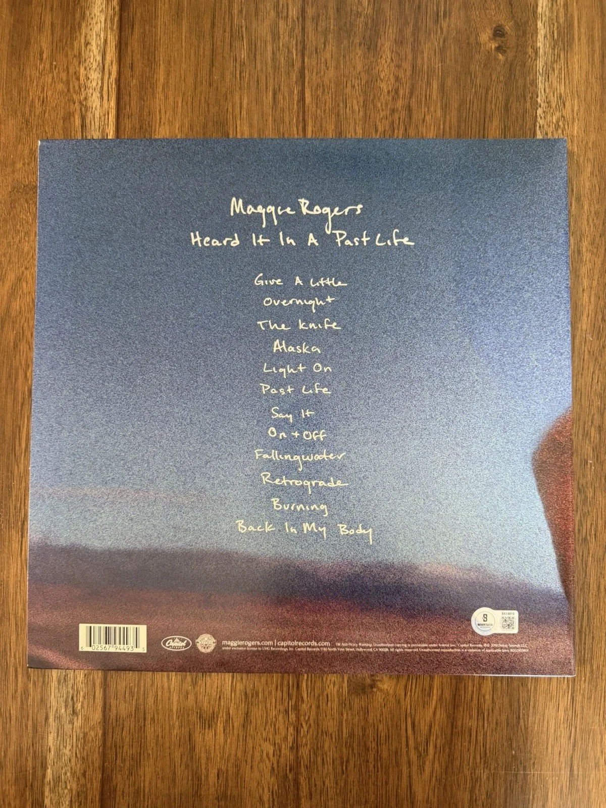 ‘Maggie Rogers’ Signed Vinyl Album ‘Heard It In A Past Life’ Autograph Beckett, изображение 2