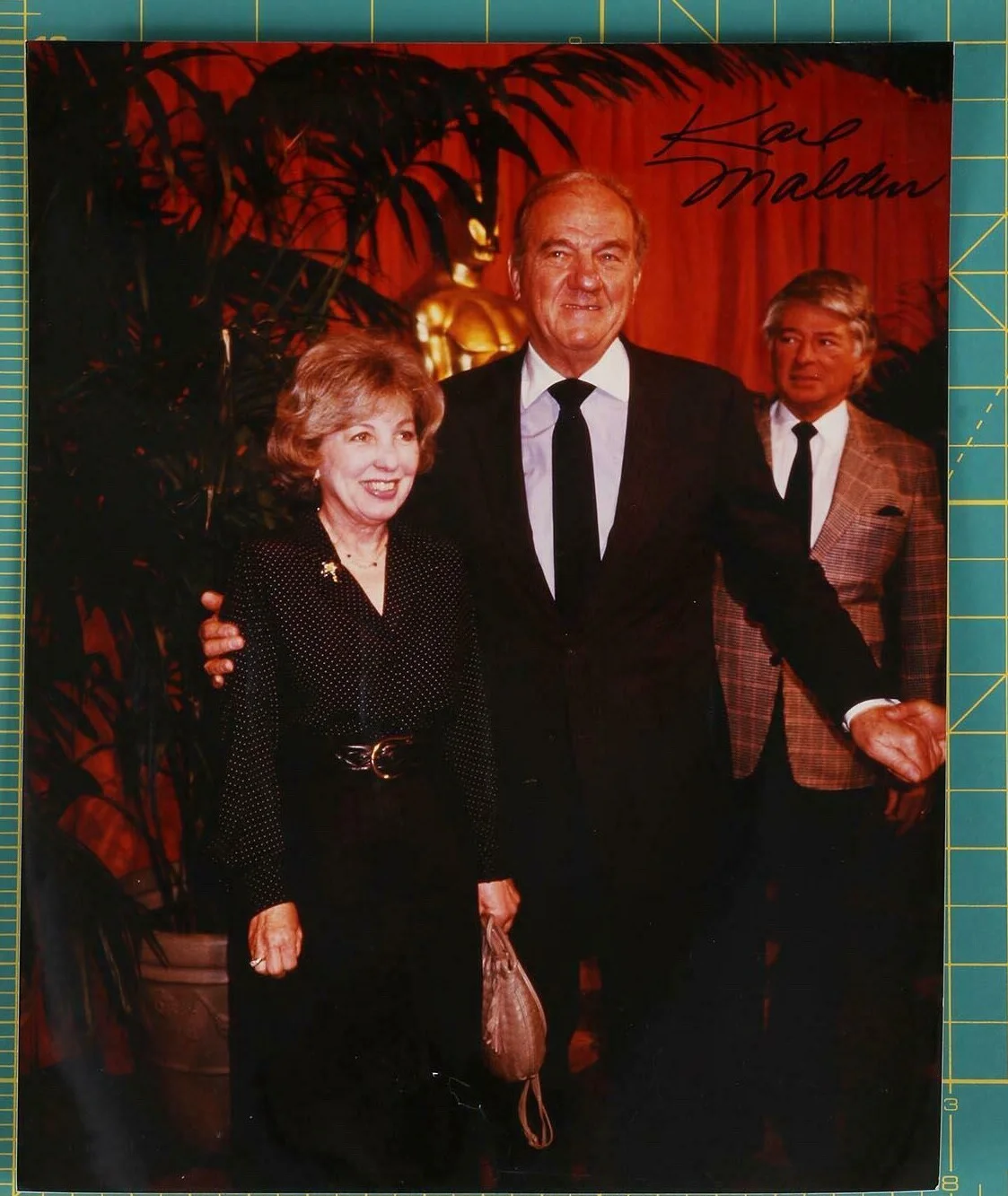 Karl Malden — Autographed Karl Malden & His Wife Signed Color Photo 8 X 10 American Actor