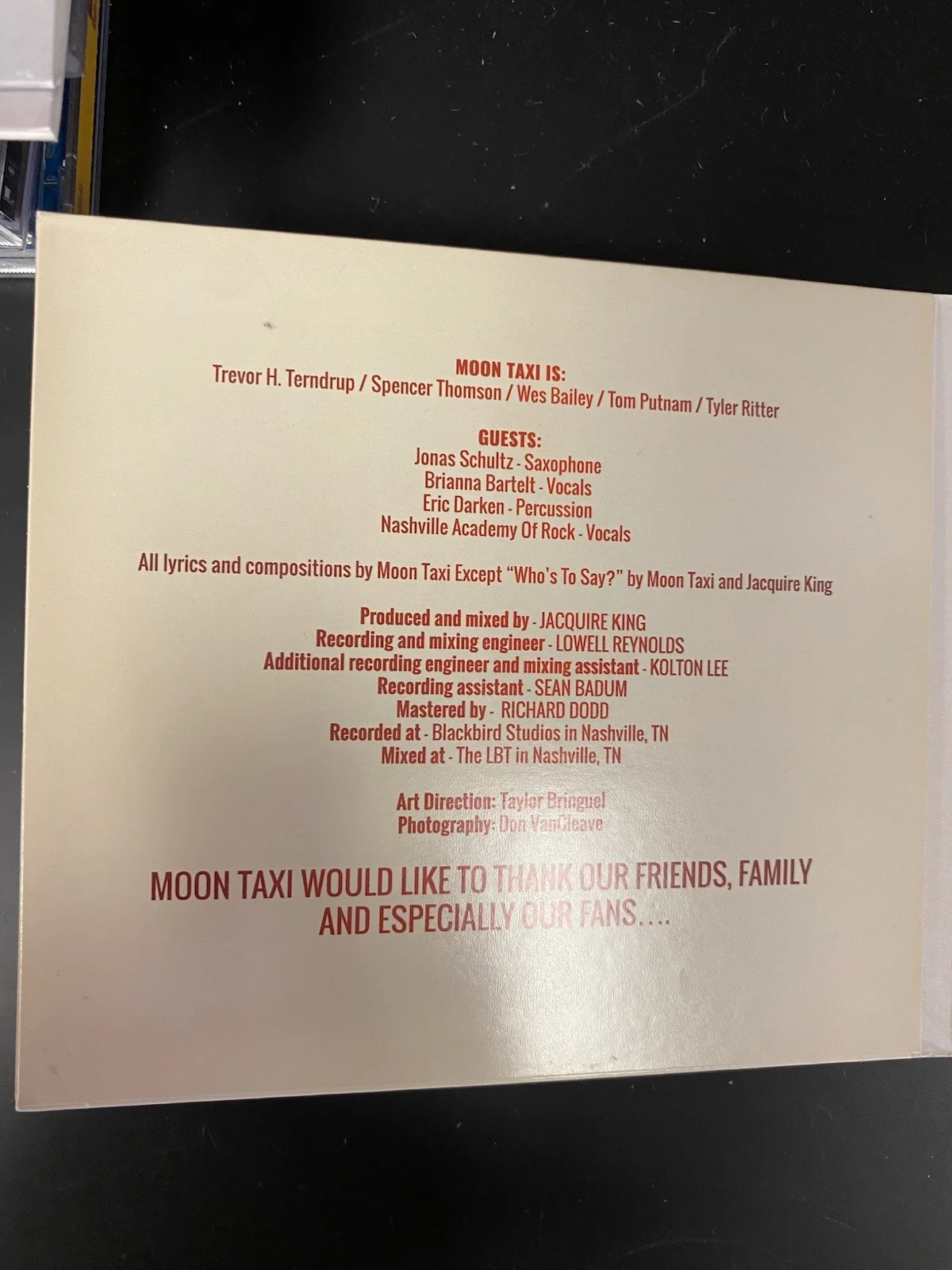 Moon Taxi Daybreaker CD Signed by Band Autographed, image 4