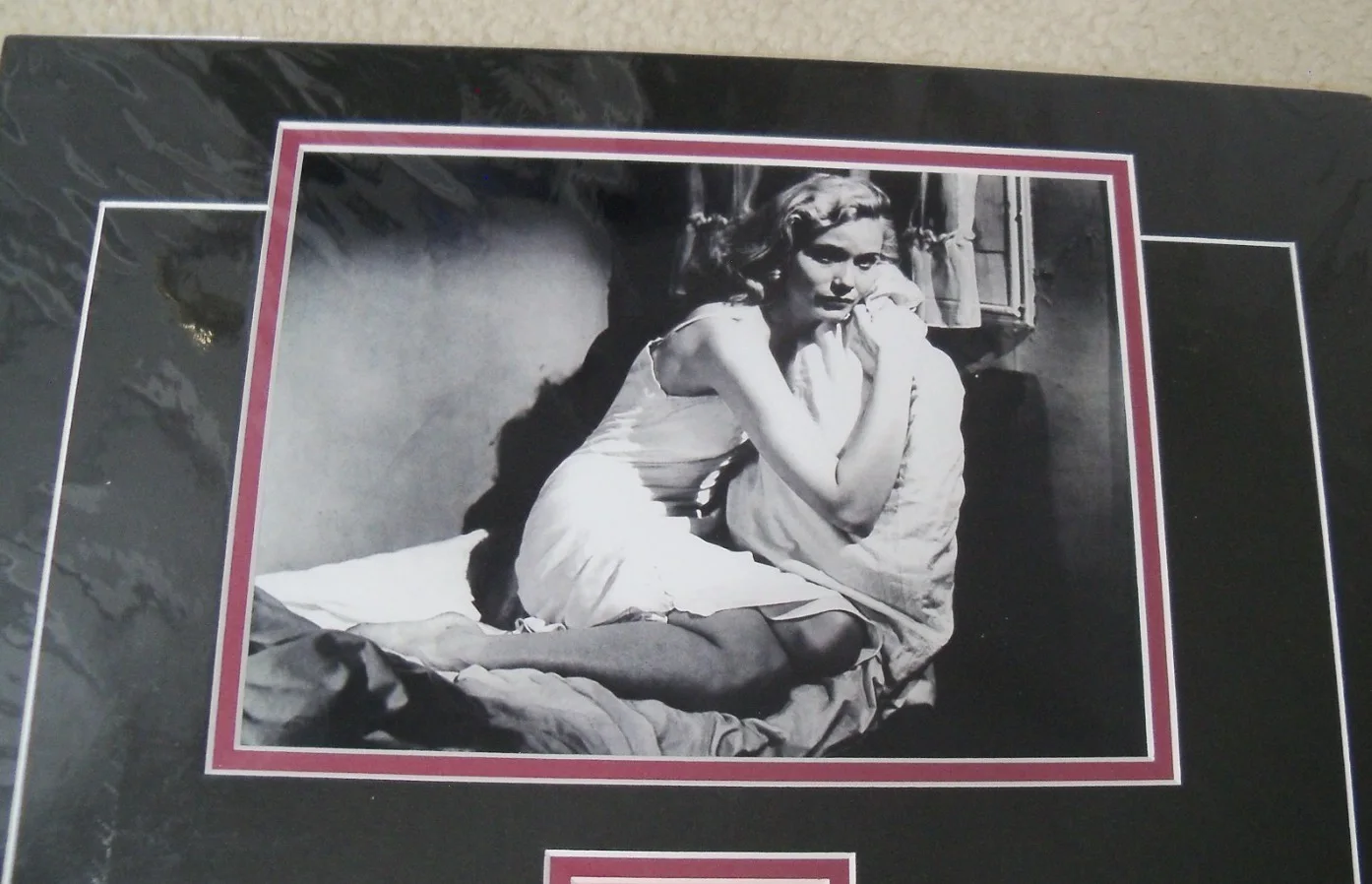 Eva Marie Saint — Eva Marie Saint signed card with photo COA matted On The Waterfront, изображение 3