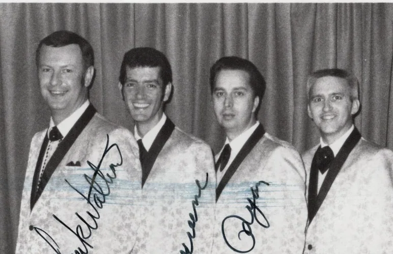 Photo Hank Walters The Country Cats Autographed Promo 1960s Country Band, изображение 4