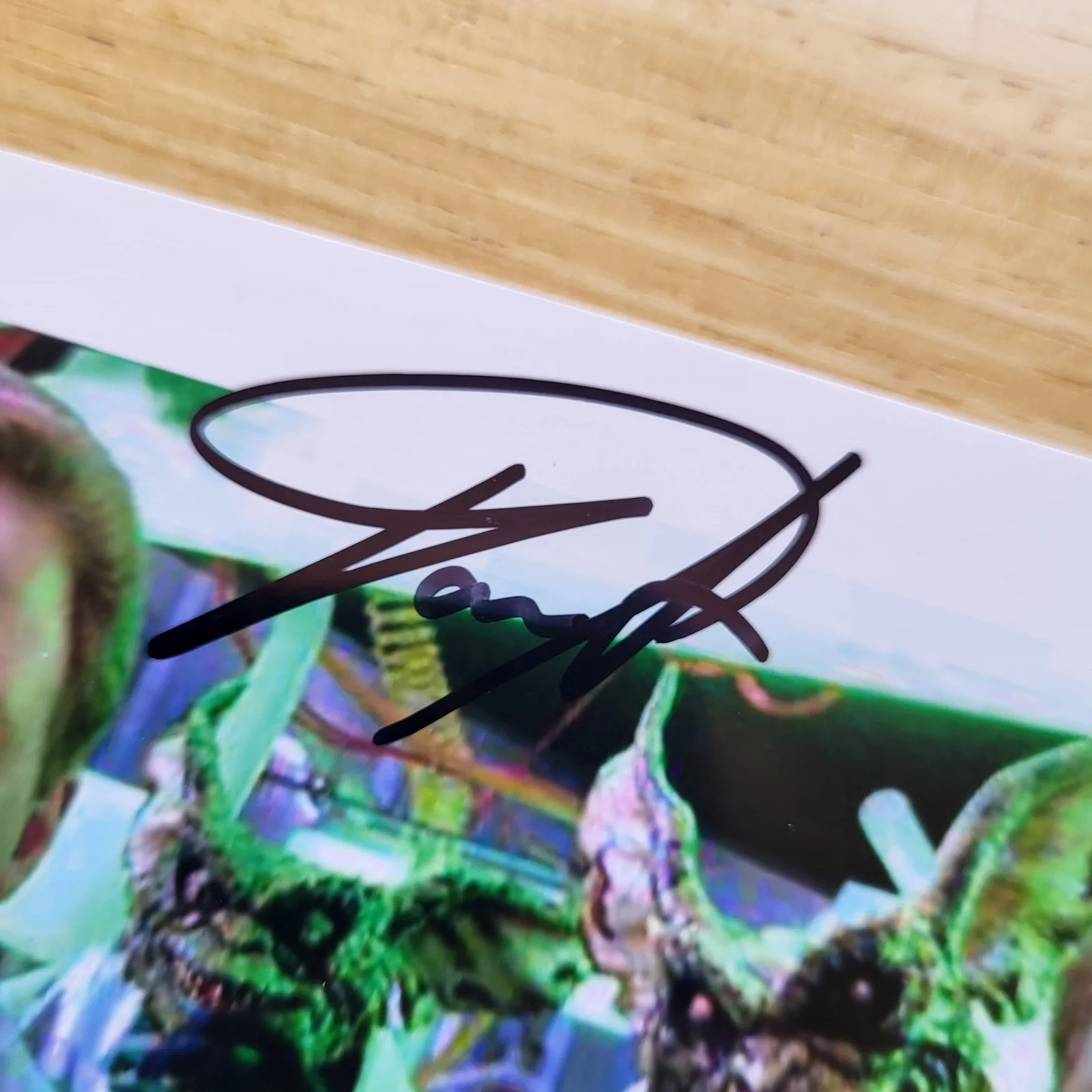 Dan Stanton — Dan Stanton Gremlins 2 Hand Signed 4x6 Autograph, image 2