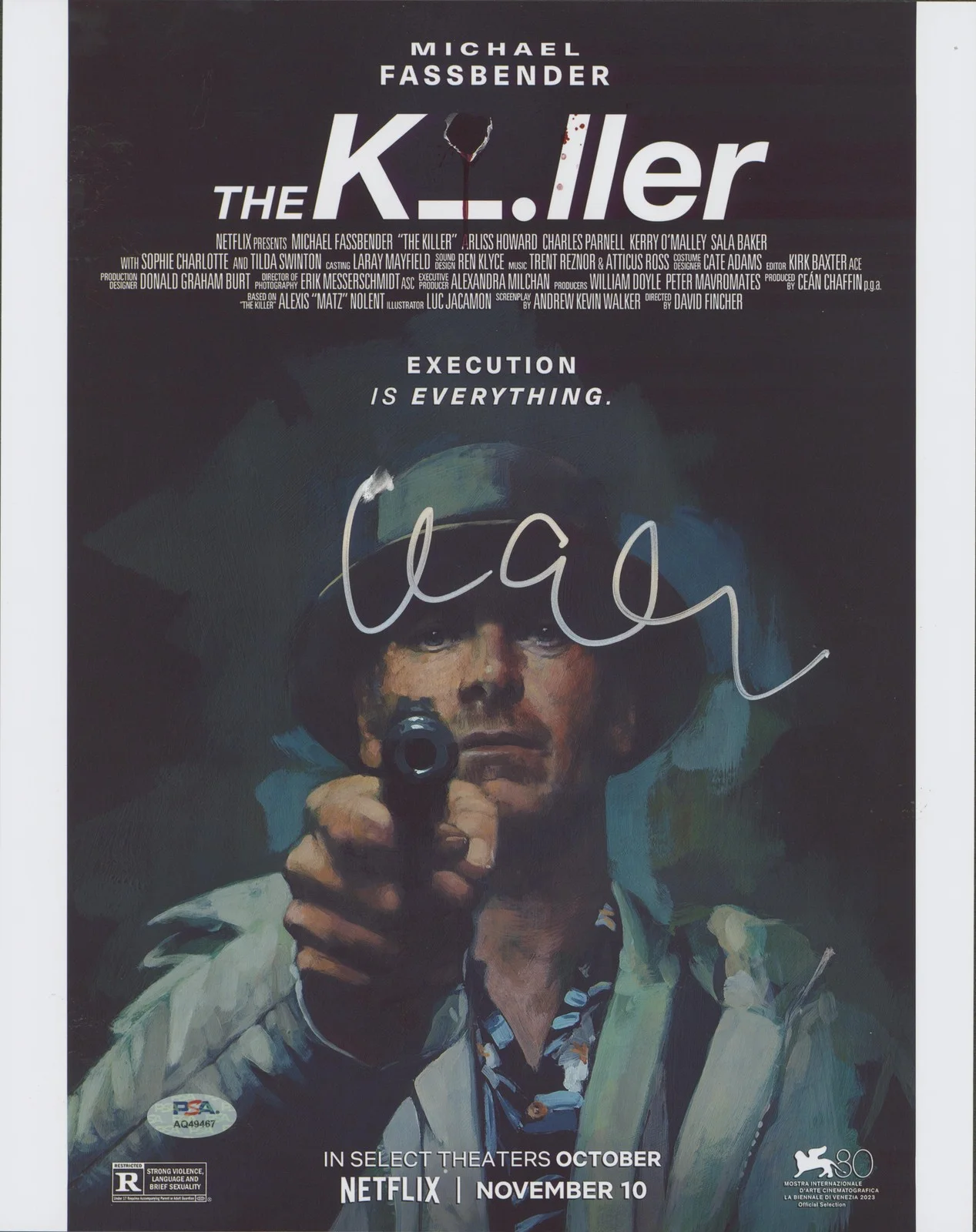 Andrew Kevin Walker — Andrew Kevin Walker The Killer Authentic Signed 11x14 Photo PSA/DNA #AQ49467