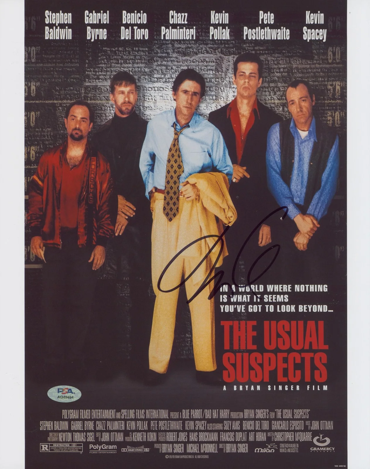 Christopher McQuarrie — Christopher McQuarrie The Usual Suspects Signed 11x14 Photo PSA/DNA #AQ49494