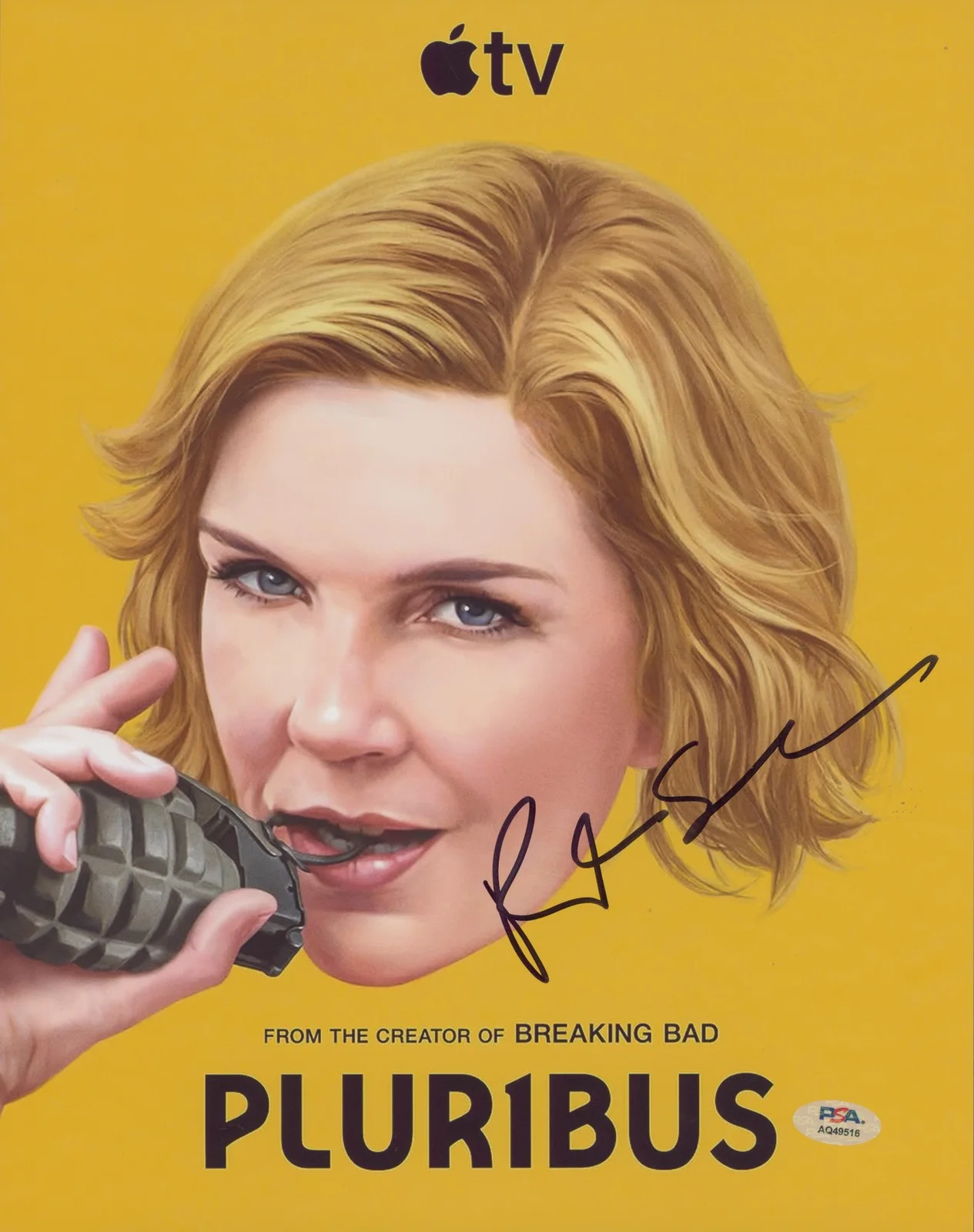 Rhea Seehorn — Rhea Seehorn Pluribus Authentic Signed 11x14 Vertical Photo PSA/DNA #AQ49516