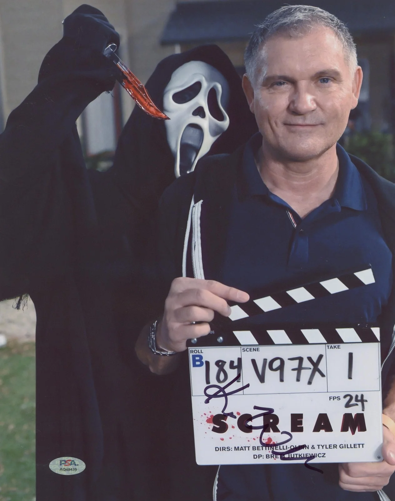 Kevin Williamson — Kevin Williamson Scream Authentic Signed 11x14 Vertical Photo PSA/DNA #AQ49439