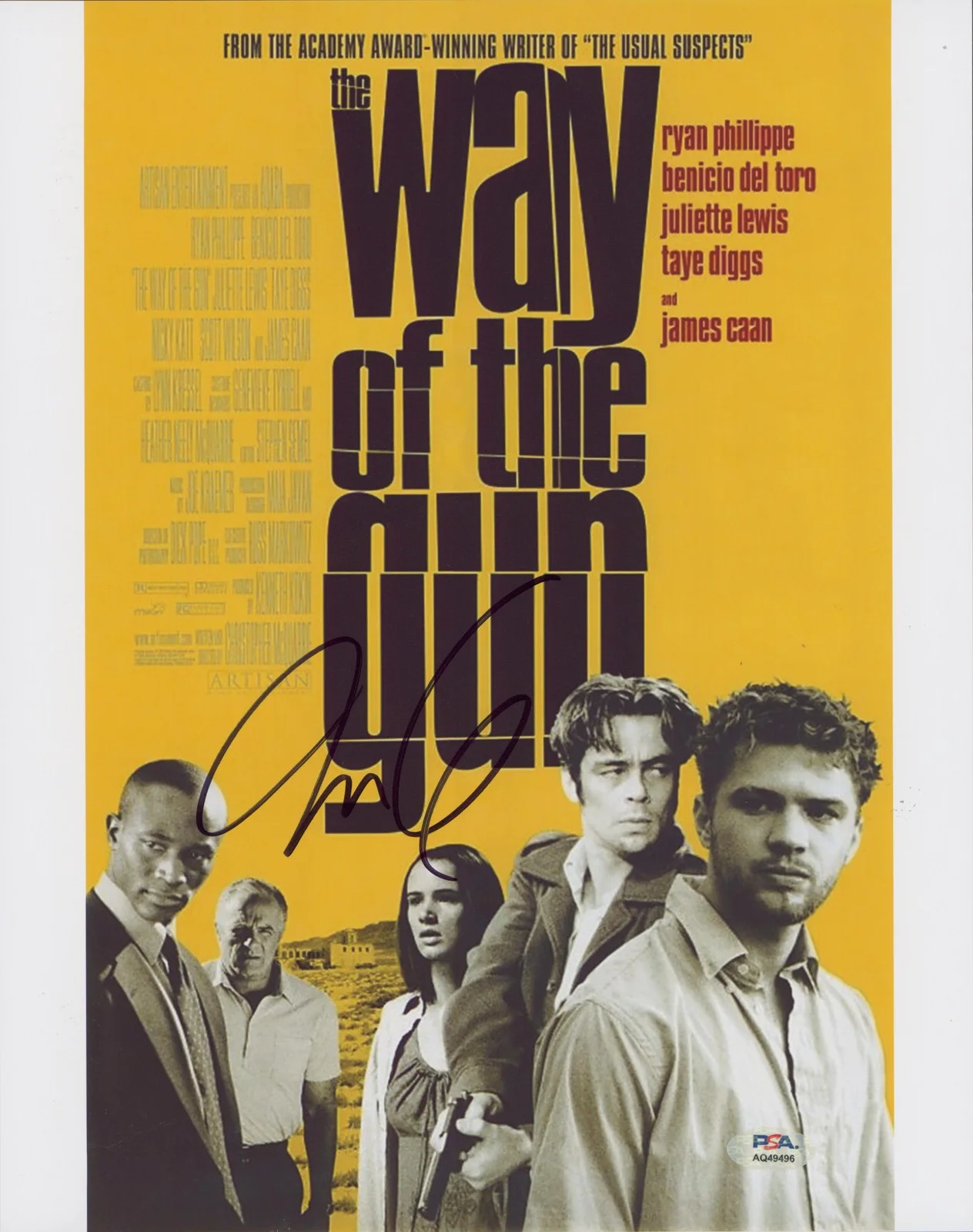 Christopher McQuarrie — Christopher McQuarrie The Way Of The Gun Signed 11x14 Photo PSA/DNA #AQ49496