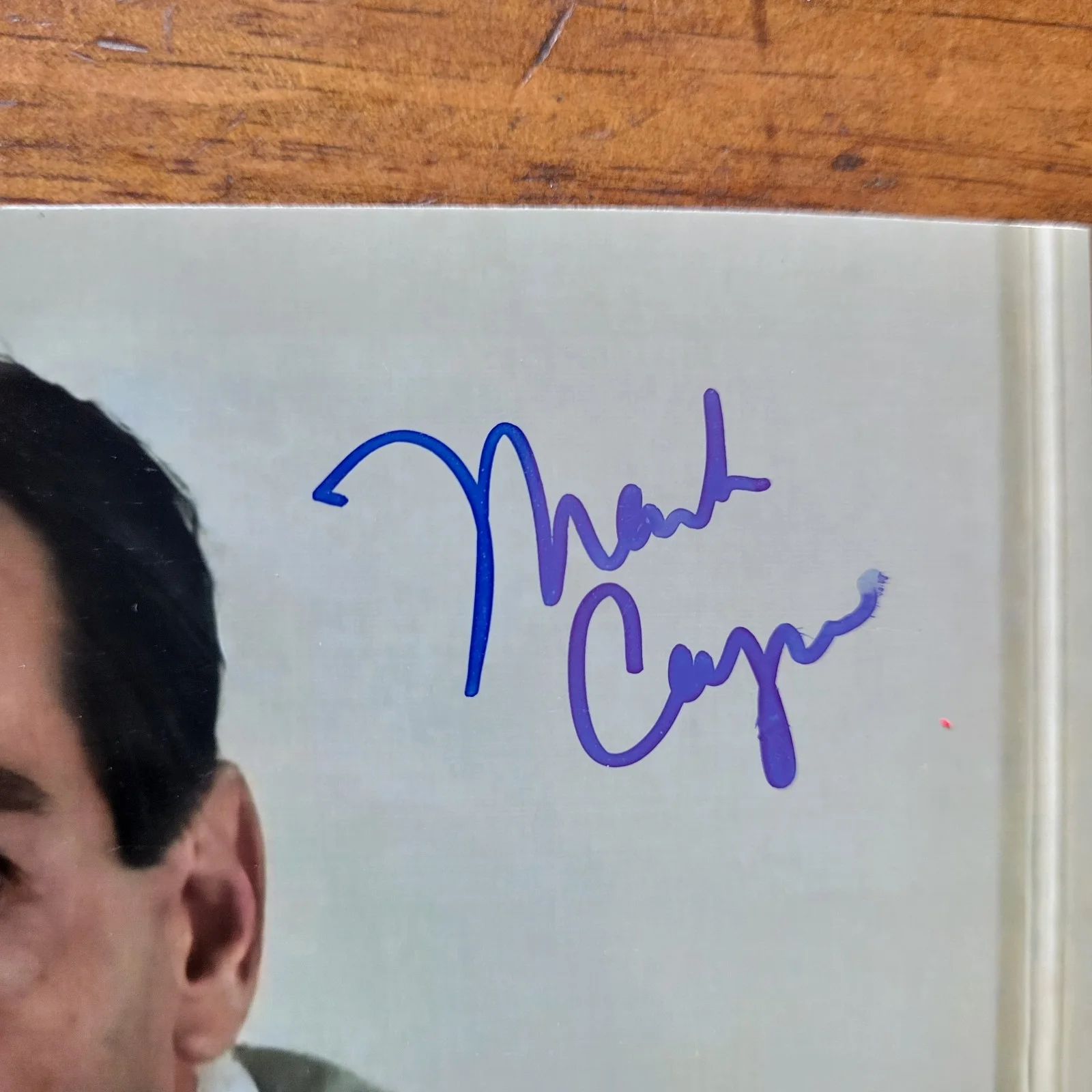 Mark Capri — Mark Capri Titanic Hand Signed 4x6 Autograph, image 2