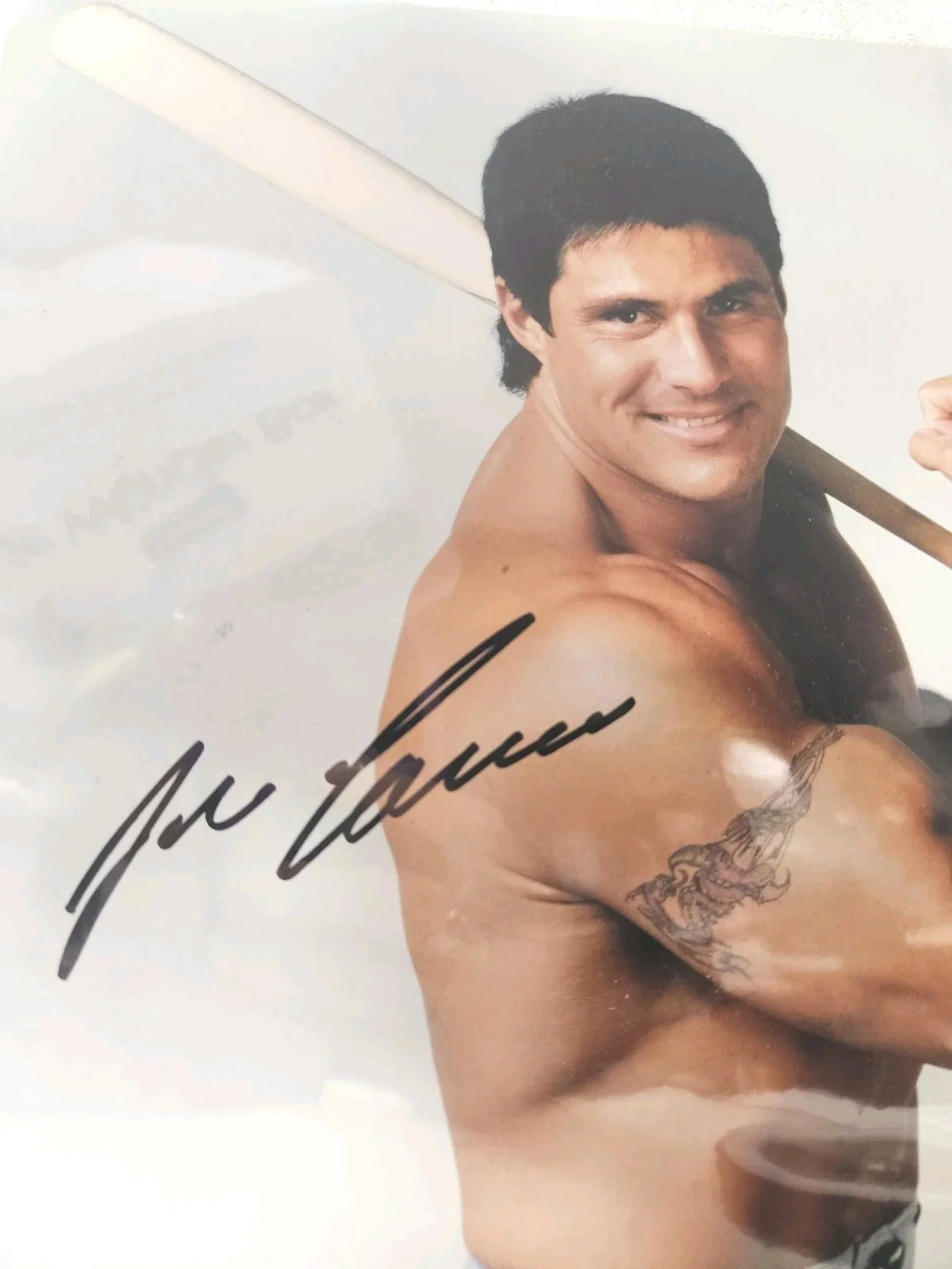 Jose Canseco — MLB Jose Canseco Oaklland A's Signed Autograph Photo 8x10 Beckett COA MINT #33, image 4