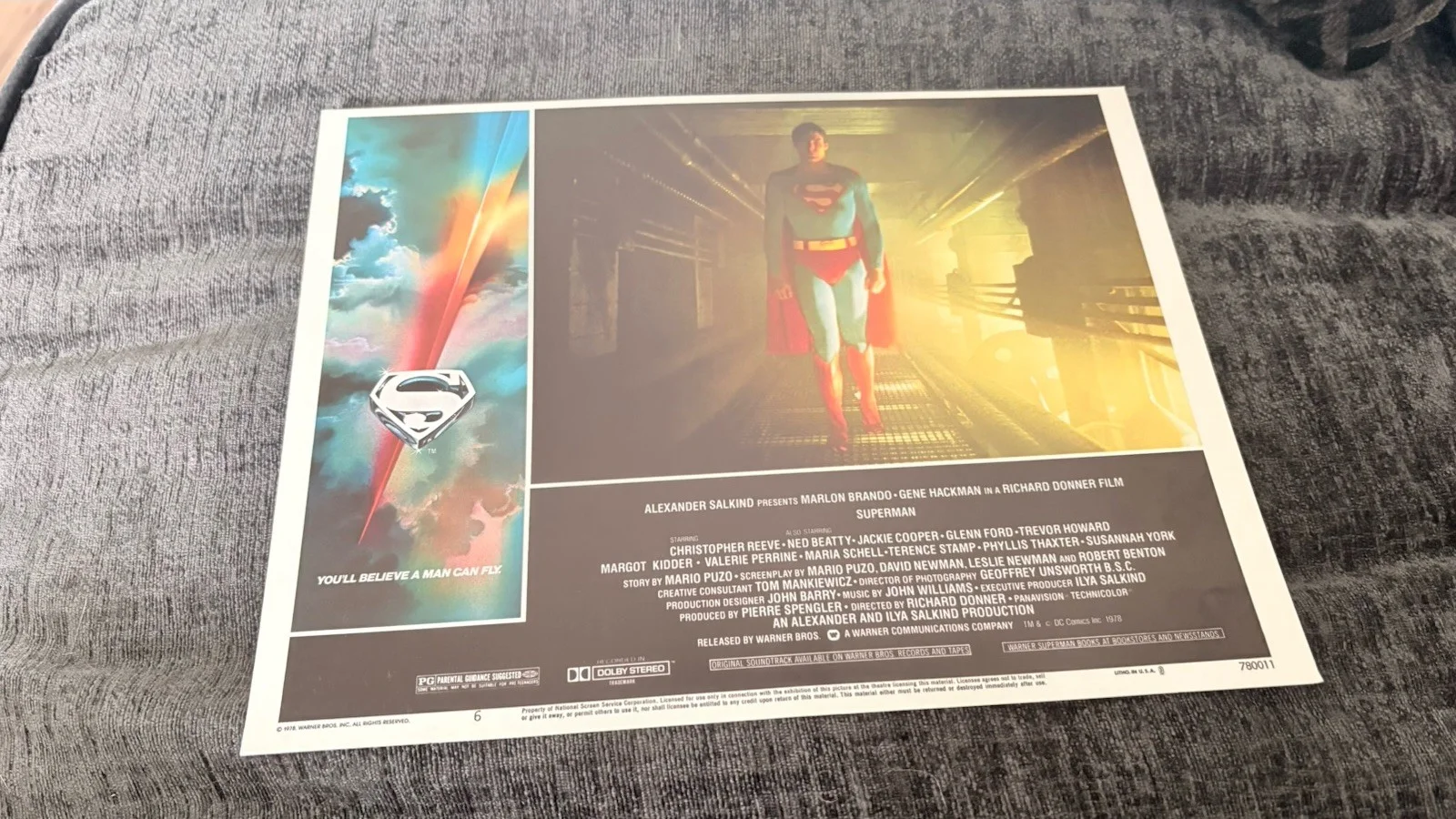Reproduction Superman the movie Lobby Cards- Christopher Reeve X4, изображение 3