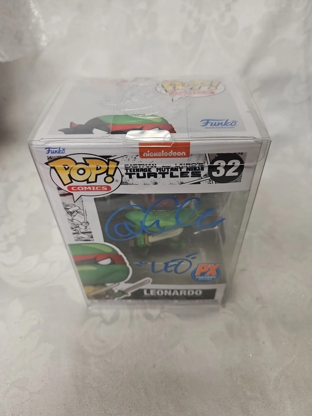 Cam Clarke — Cam Clarke Signed Funko Pop! TMNT Leonardo PX PREVIEWS OC CELEBRITY AUTH 17454, изображение 4