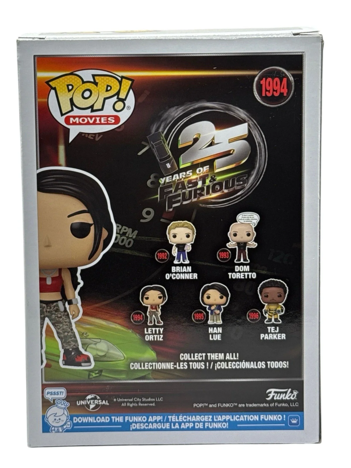Michelle Rodriguez — Michelle Rodriguez Signed Fast & Furious Letty Ortiz Funko Pop Beckett COA, изображение 2