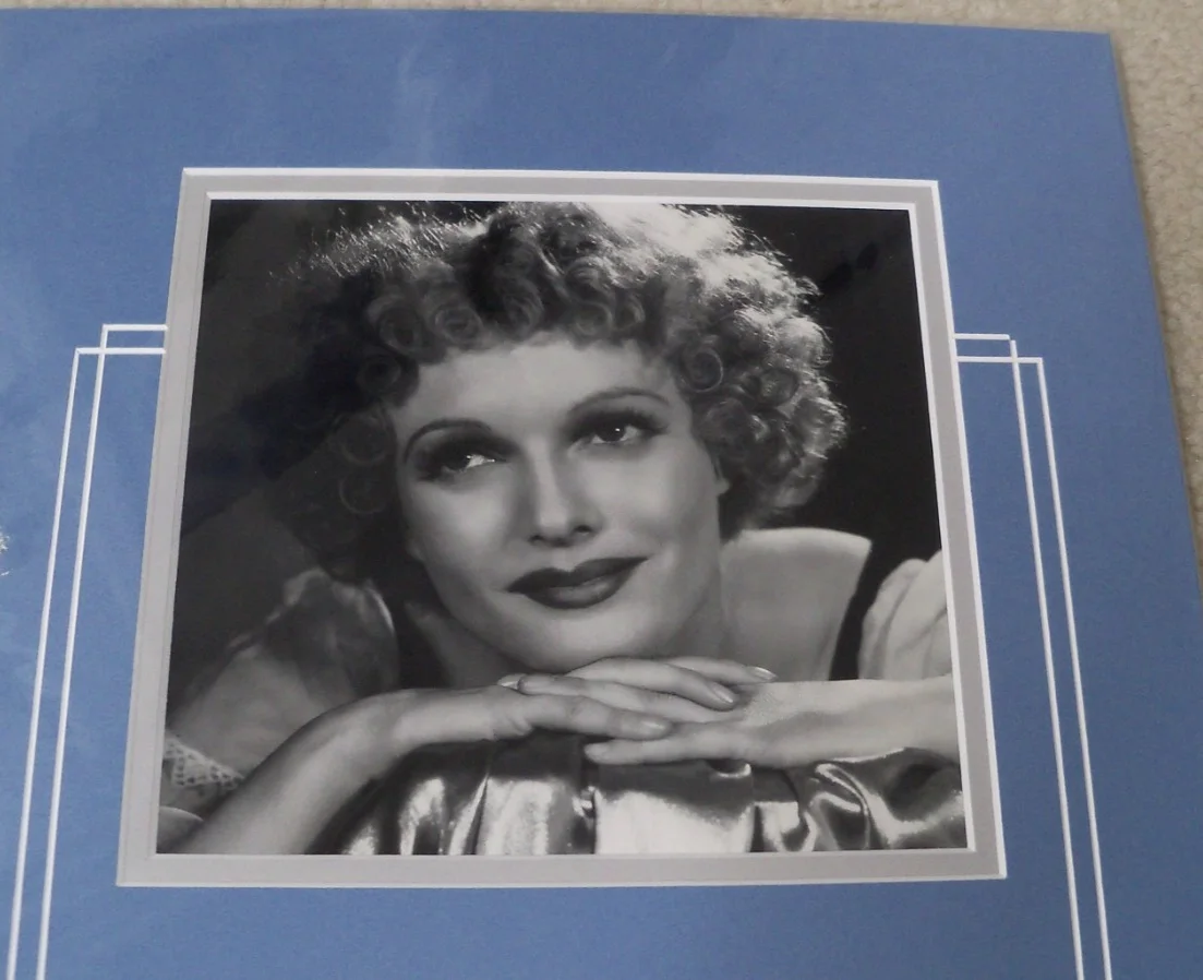 Anna Neagle — Anna Neagle signed card with photo COA matted ready to frame, image 3
