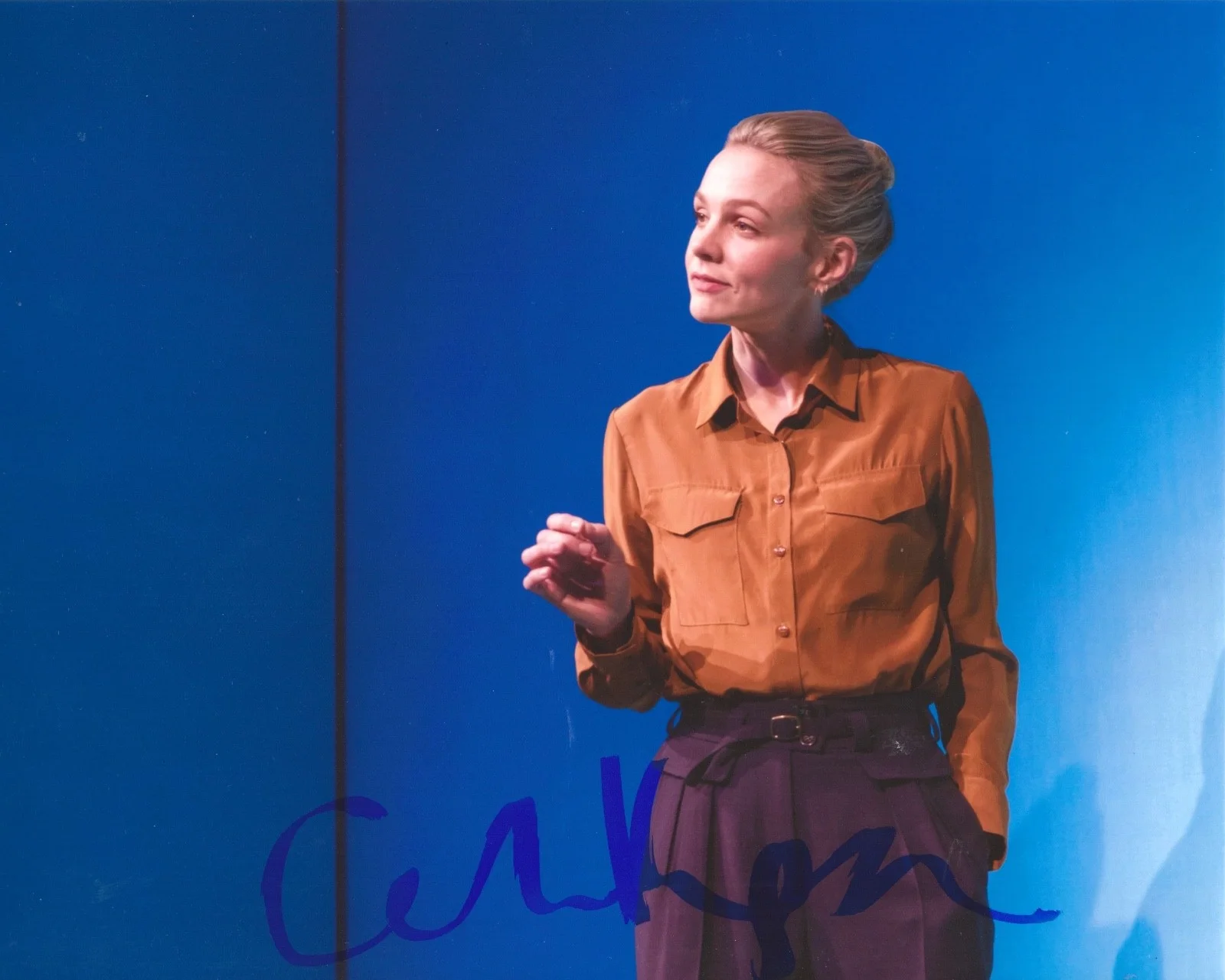 carey mulligan — Carey Mulligan signed Girls & Boys 8x10 photo Broadway - In Person Proof - Drive