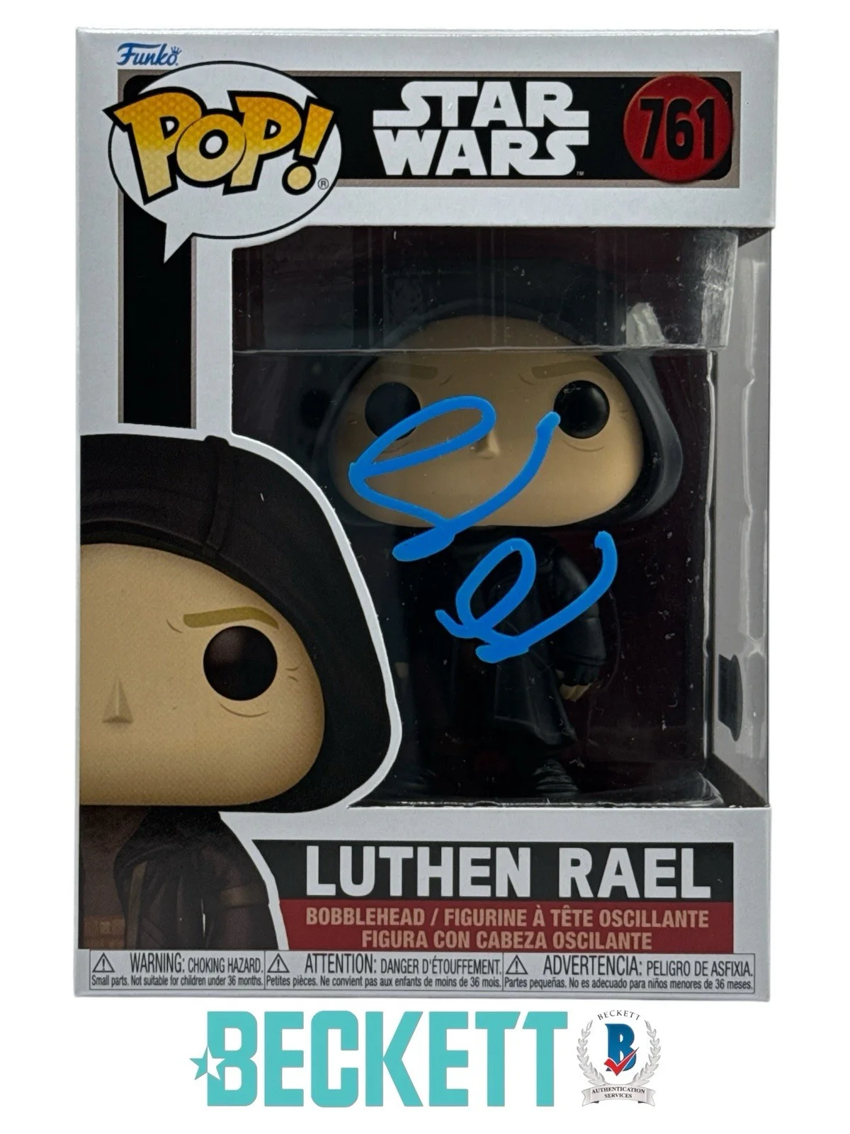 Stellan Skarsgard — Stellan Skarsgard Autograph Signed Star Wars Luthen Rael Funko Pop Beckett COA