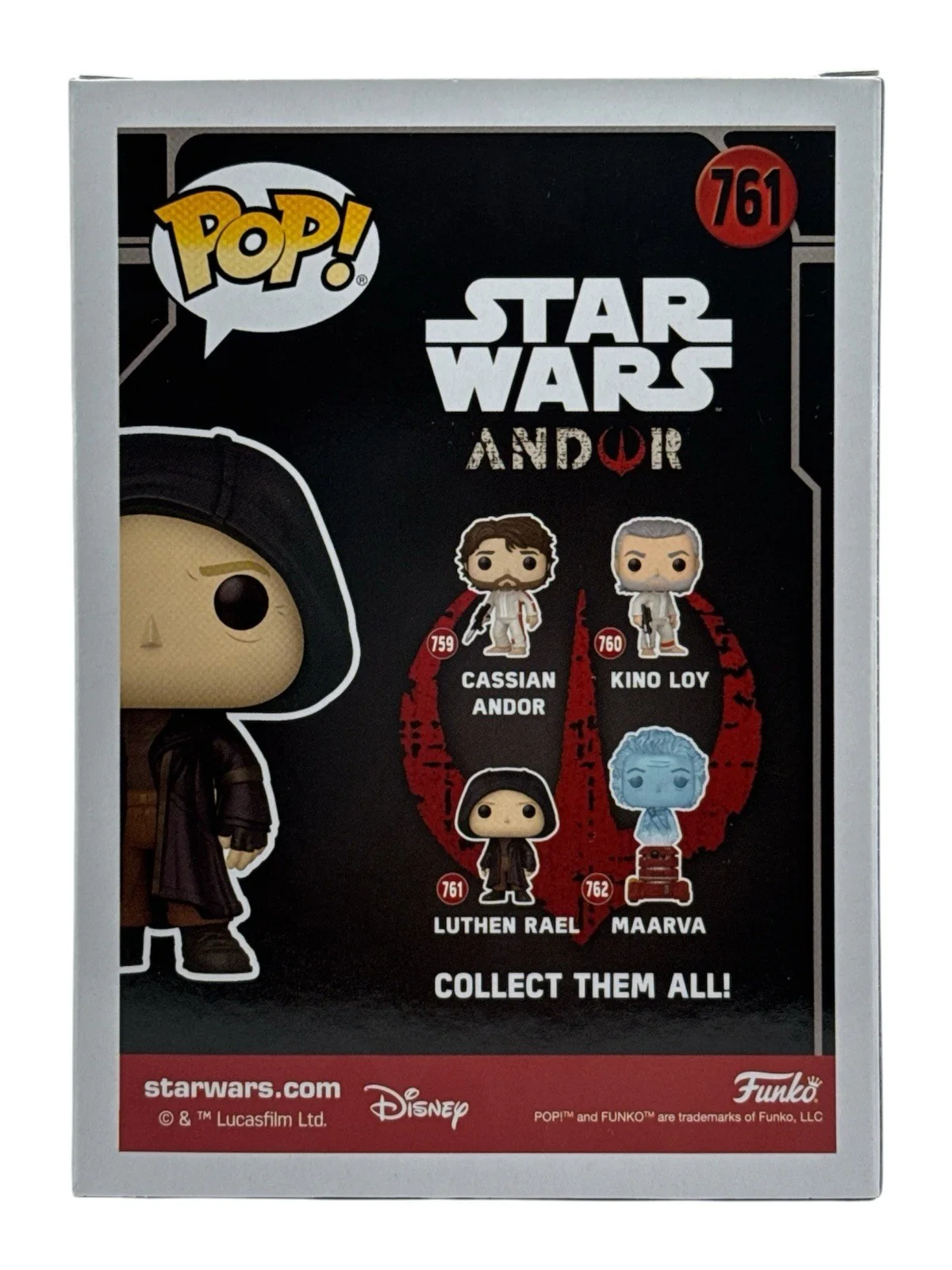 Stellan Skarsgard — Stellan Skarsgard Autograph Signed Star Wars Luthen Rael Funko Pop Beckett COA, изображение 5