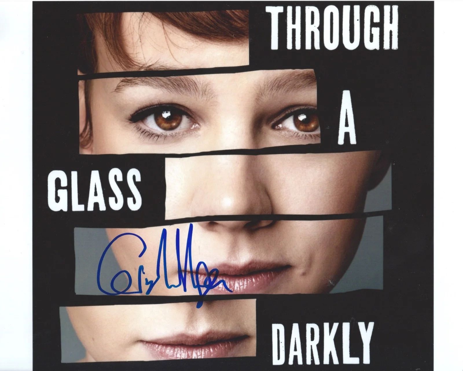 carey mulligan — Carey Mulligan Signed Ingmar Bergman' Through A Glass Darkly Photo
