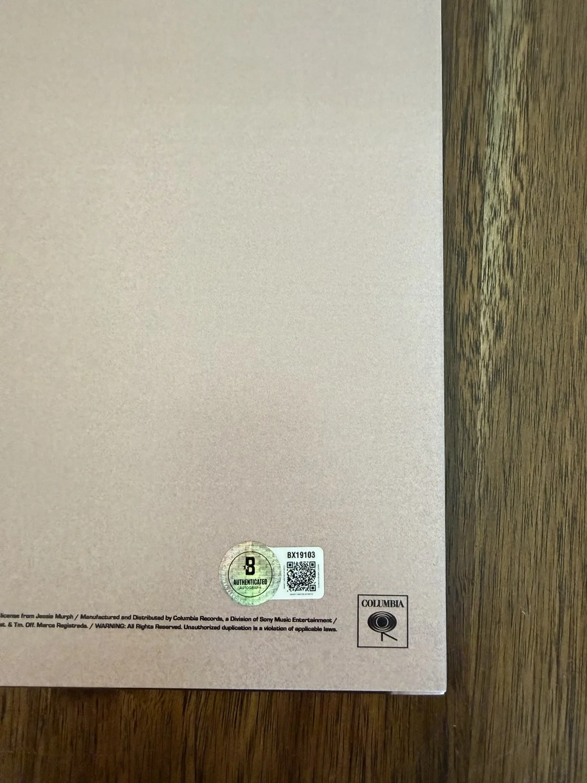‘Jessie Murph’ Signed Vinyl Album ‘Sex Hysteria’ Autograph Beckett, изображение 3