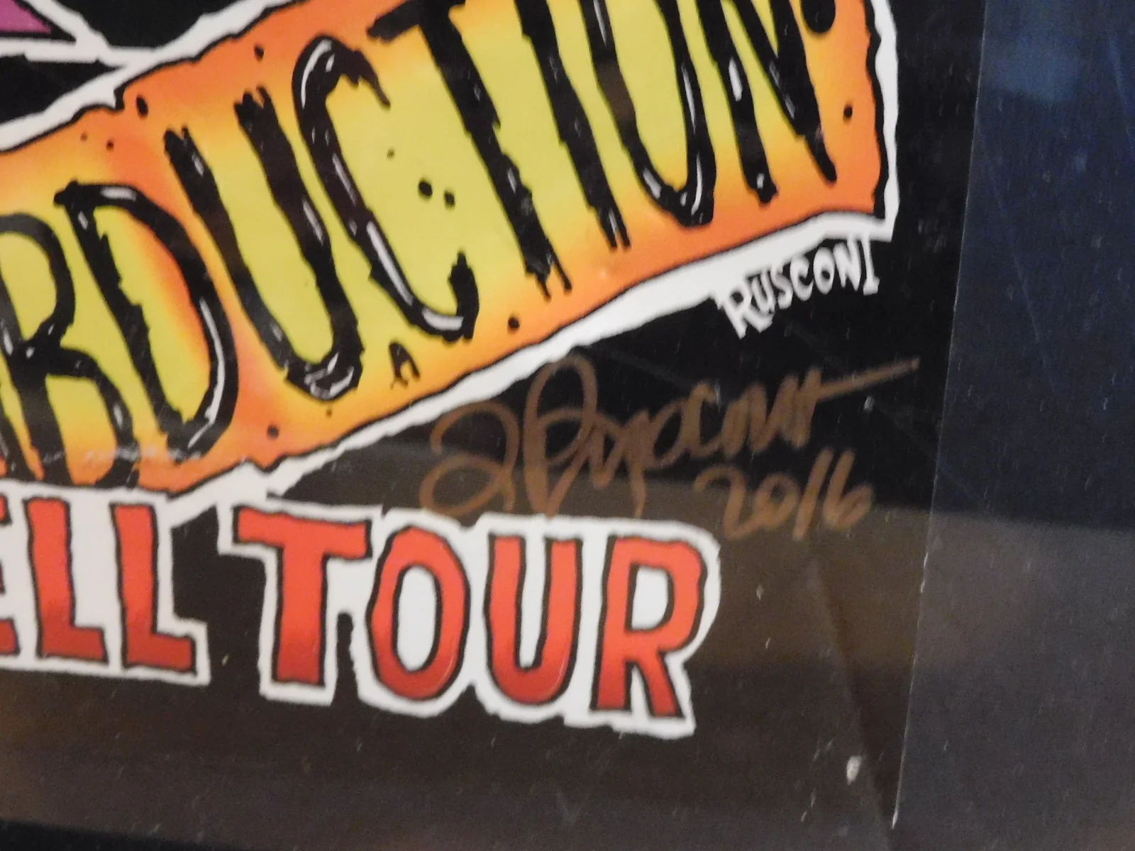 The Murder Junkies Farewell Tour Appetite for Abduction 2016 Poster Signed 17x13, image 4