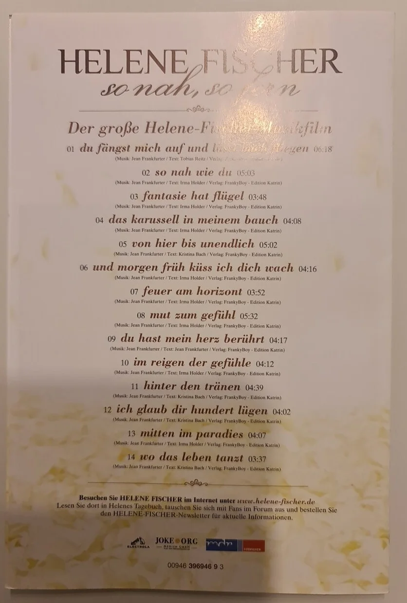 Helene Fischer Autograph Original Signed DVD, image 5