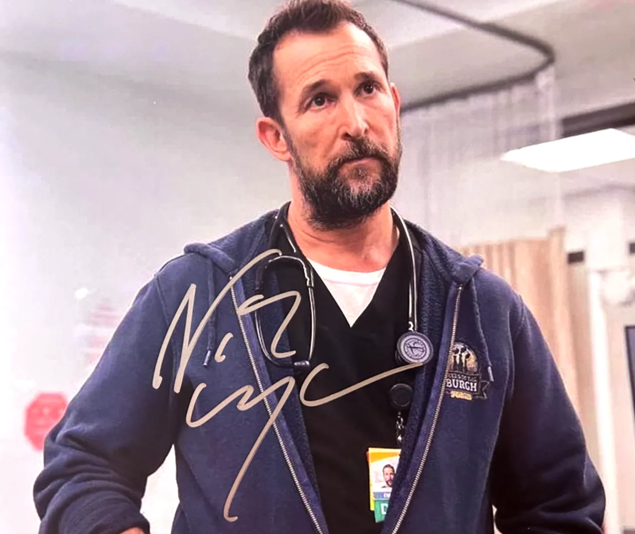 Noah Wyle — Noah Wyle Signed 8x10" (THE PITT) Authentic Original Autograph GENUINE w/COA, image 3