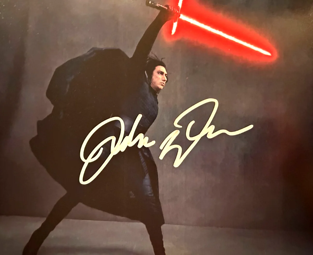 Adam Driver — Adam Driver Signed STAR WARS: Kylo Ren 8x10" Authentic Autograph GENUINE w/COA