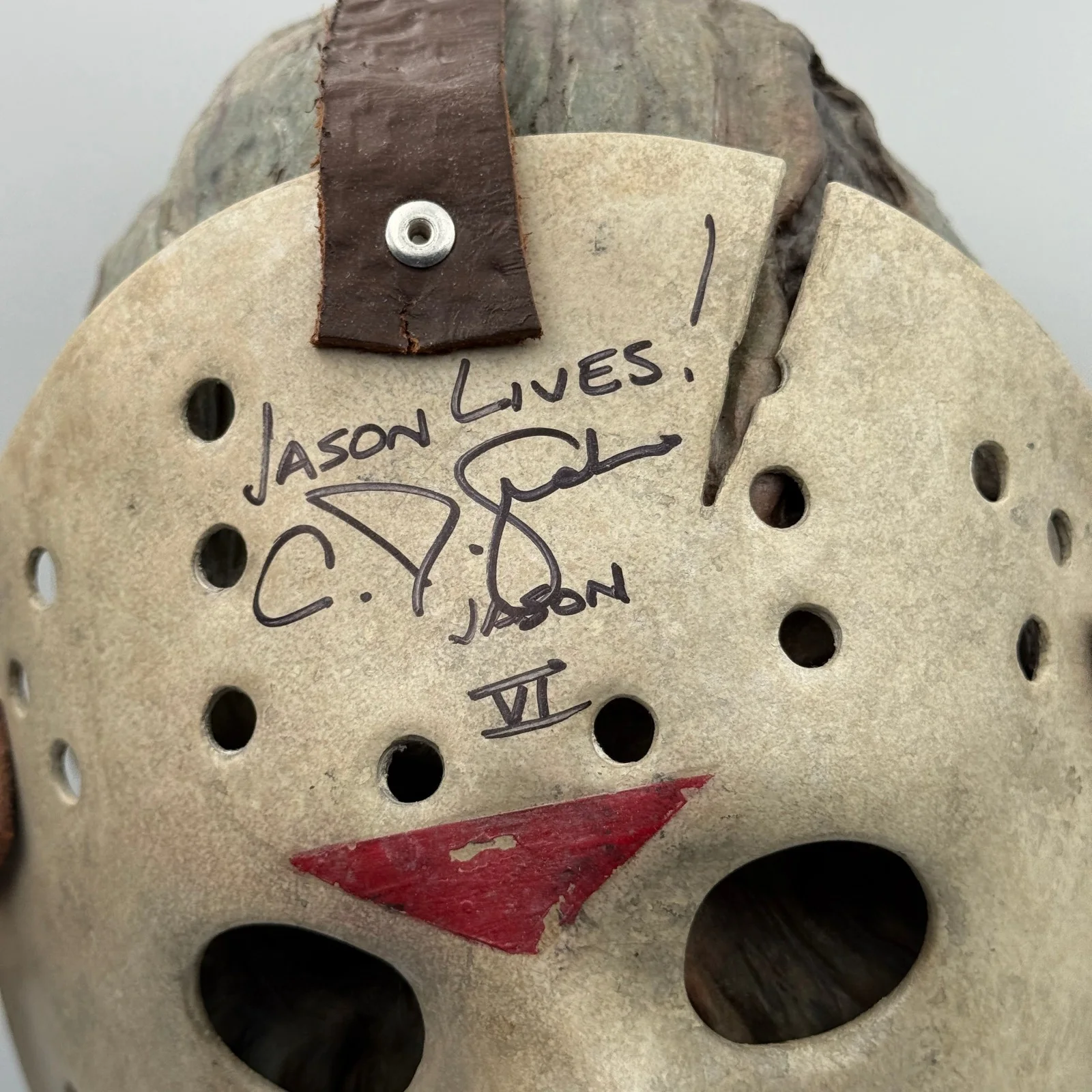 Scarewear Friday The 13th Part 6 VI Jason Voorhees with Mask Signed by CJ Graham, изображение 2