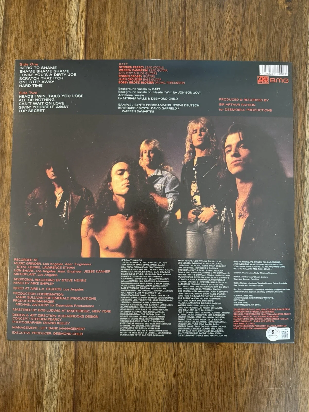 Stephen Pearcy & Warren ‘Ratt’ Signed ‘Detonator’ Vinyl Album Beckett, изображение 3
