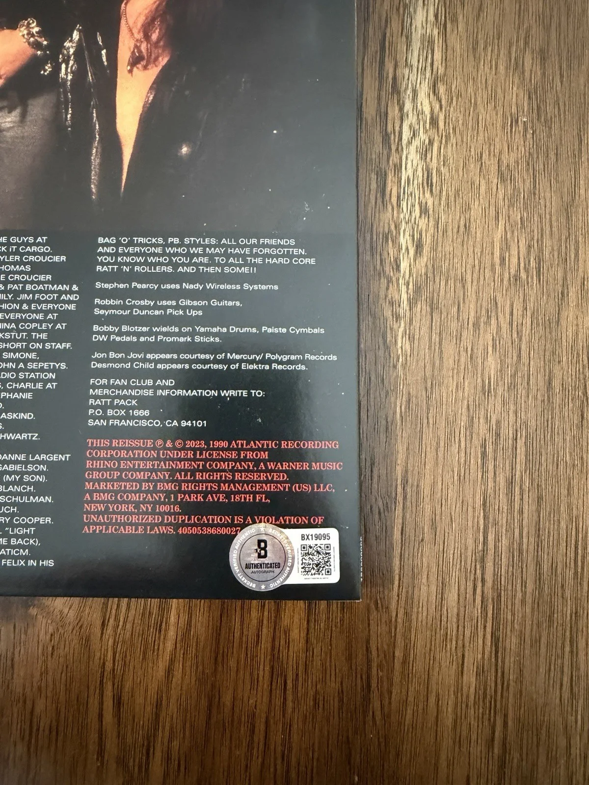 Stephen Pearcy & Warren ‘Ratt’ Signed ‘Detonator’ Vinyl Album Beckett, изображение 4