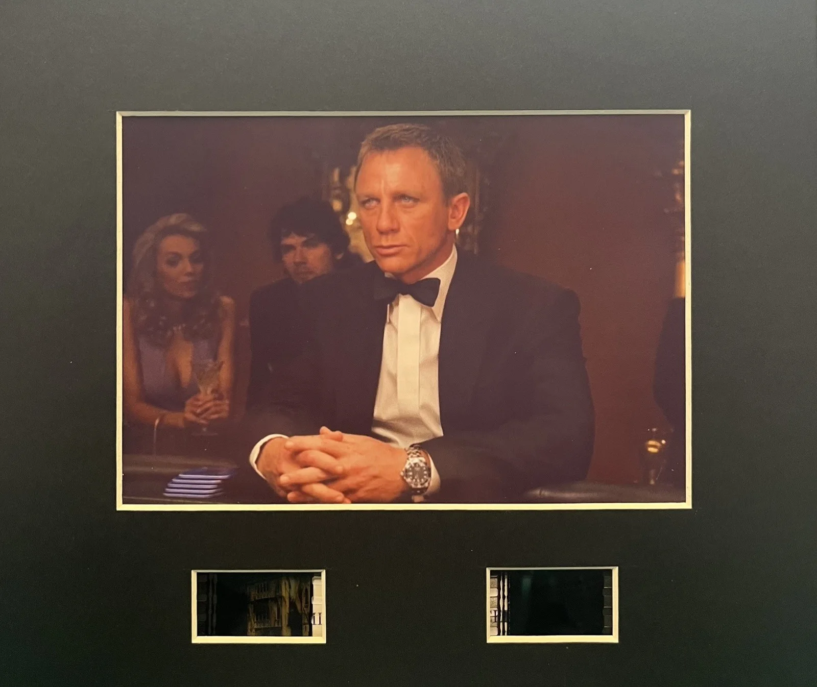 007 JAMES BOND. CASINO ROYALE Omega Seamaster 35mm Film Cell Display, image 3