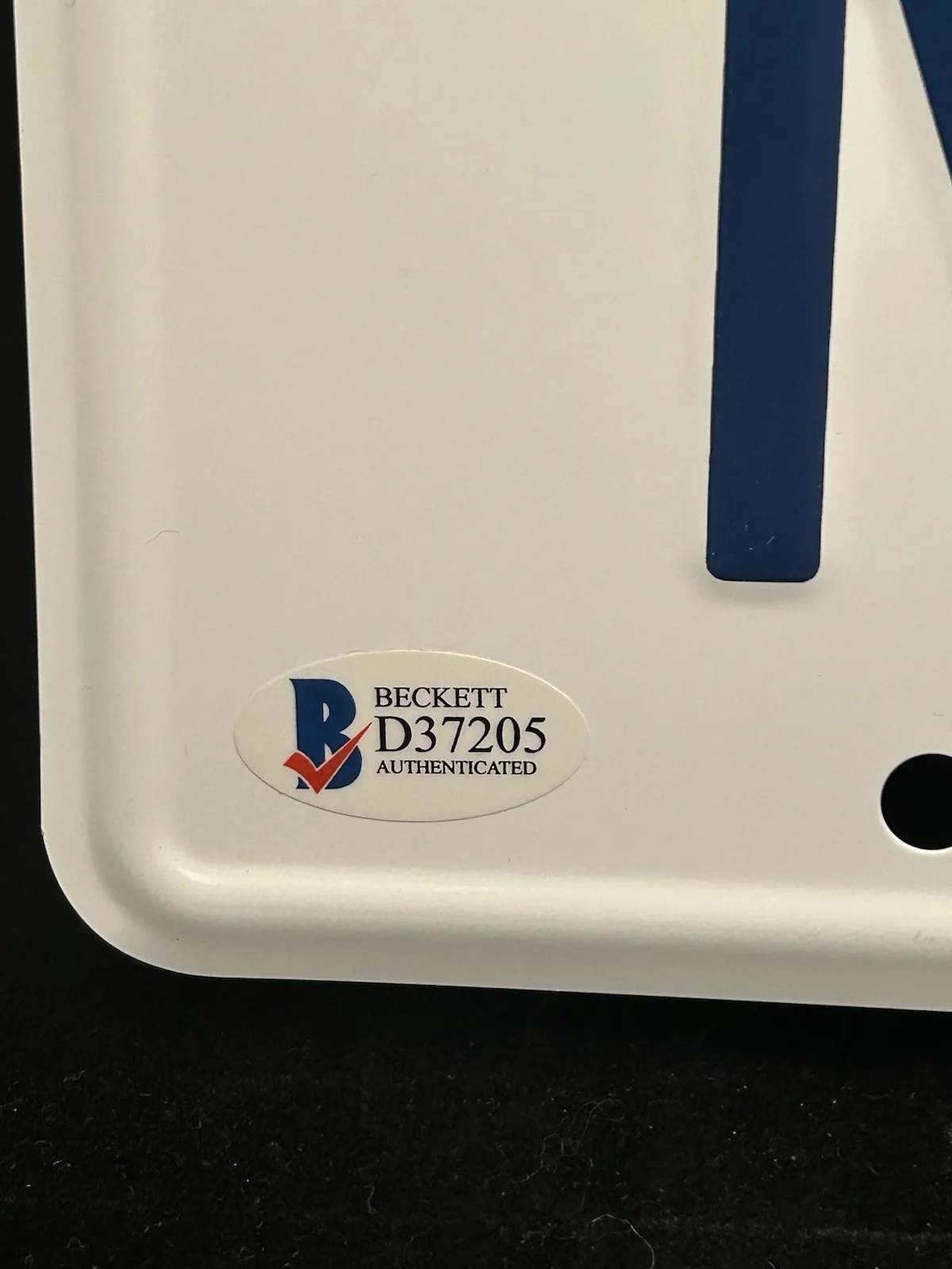 Matthew Broderick — Matthew Broderick Signed Auto License Plate Ferris Bueller's Day Off Beckett COA, image 3