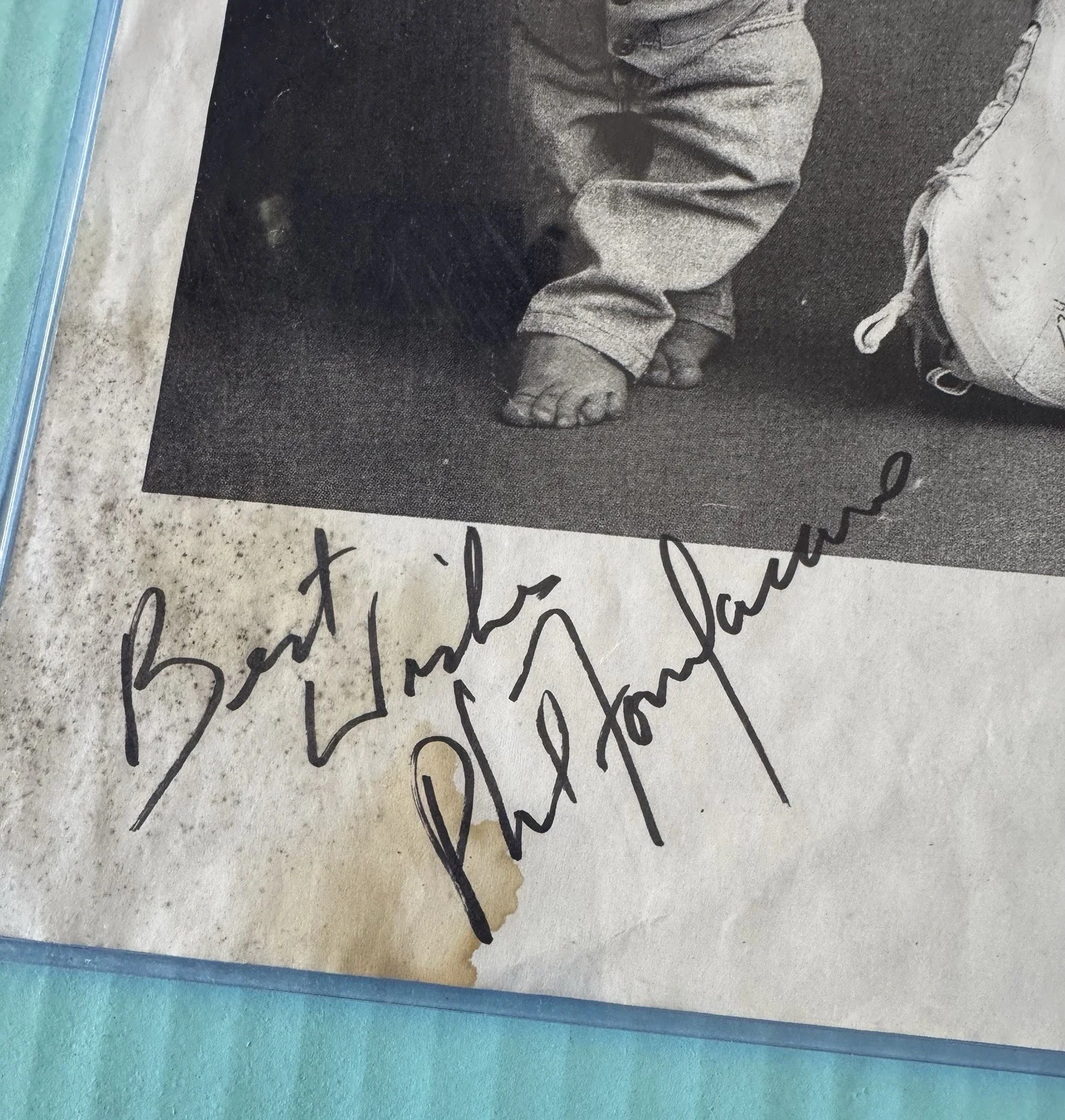 Vern Troyer and Phil Fondacaro Autograph Signed At Carl Casper Auto Show Lou Ky, изображение 3