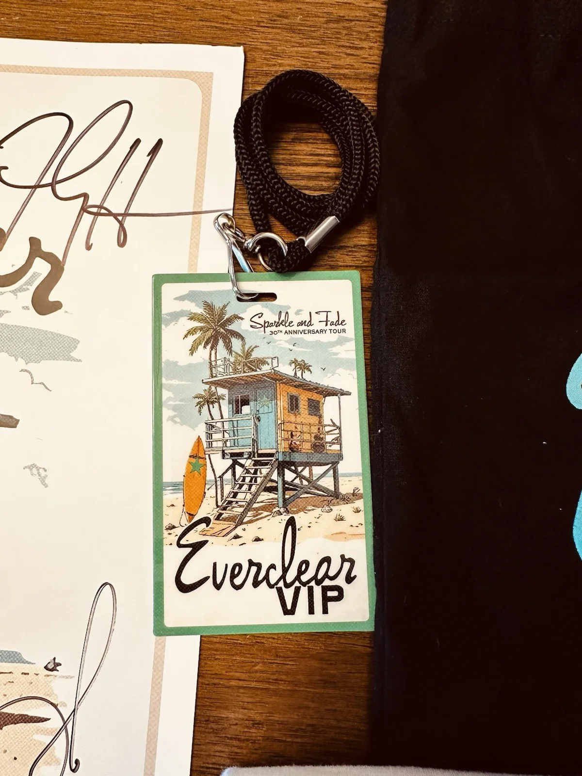 Everclear | 30th Anniversary | Autographed Poster + VIP Badge + XXL Shirt + Tote, изображение 3