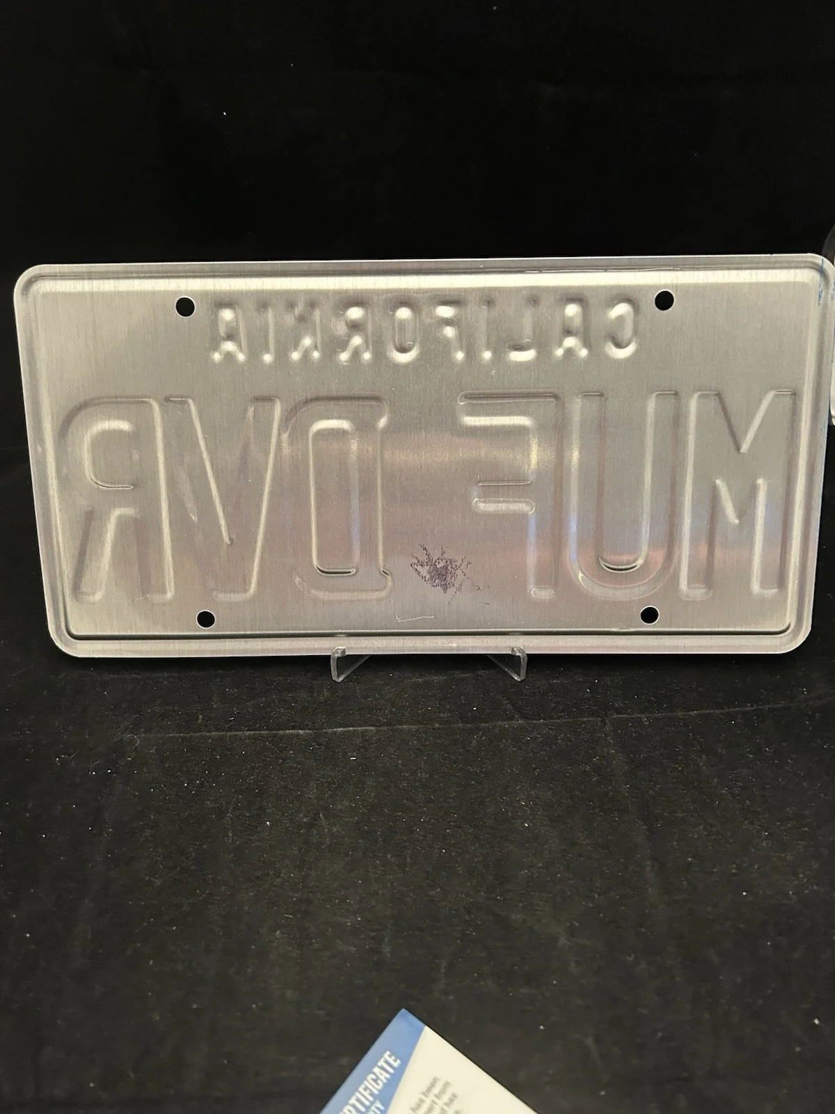 Cheech Marin, Tommy Chong — Cheech Marin & Tommy Chong Signed MUF DVR License Plate Autograph Beckett COA, изображение 5